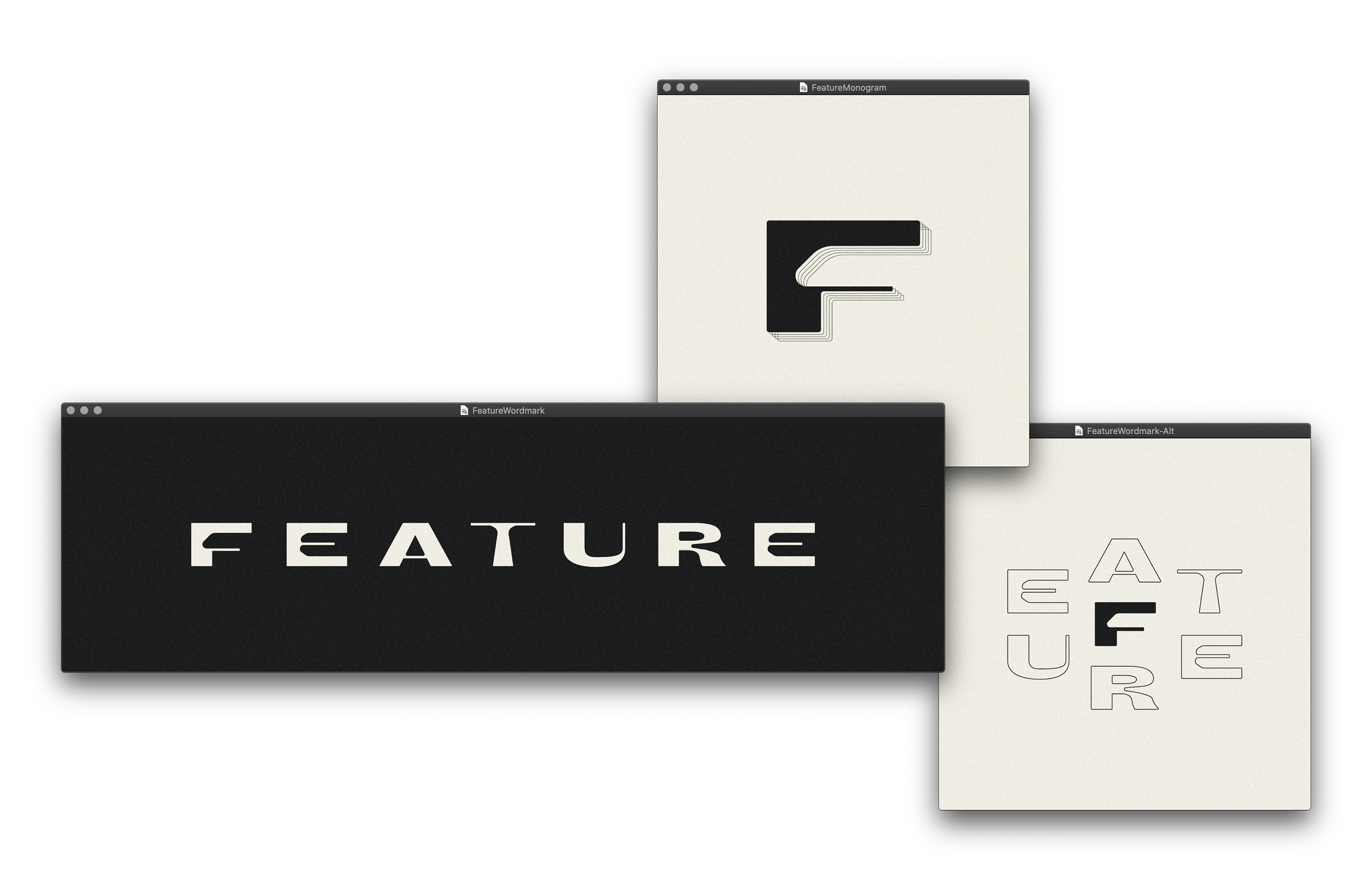 FEATURE MEDIA: BRANDING, TYPEFACE DESIGN