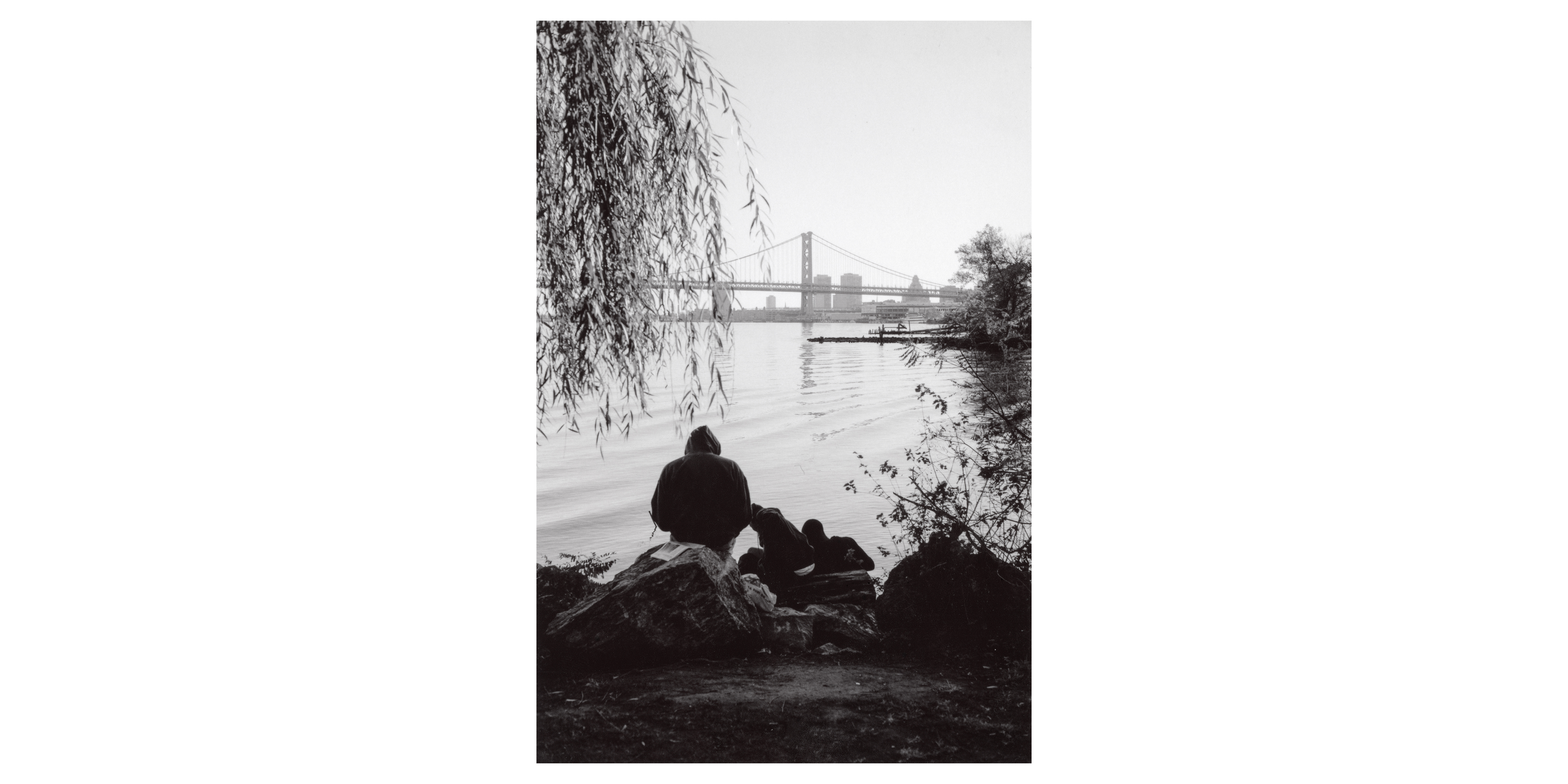 Family by the water, Philadelphia, 2018