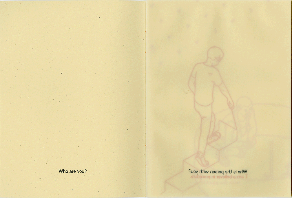 Untitled books, 2017, screen print on vellum, 9.5 x 7 in. 10 p.