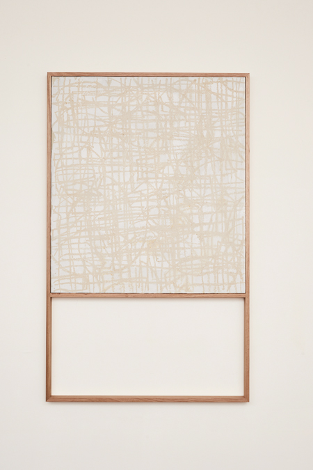  BLIND REPETITION #3Acrylic paint, oil pastel on stretched linen.104 x 170cm2021