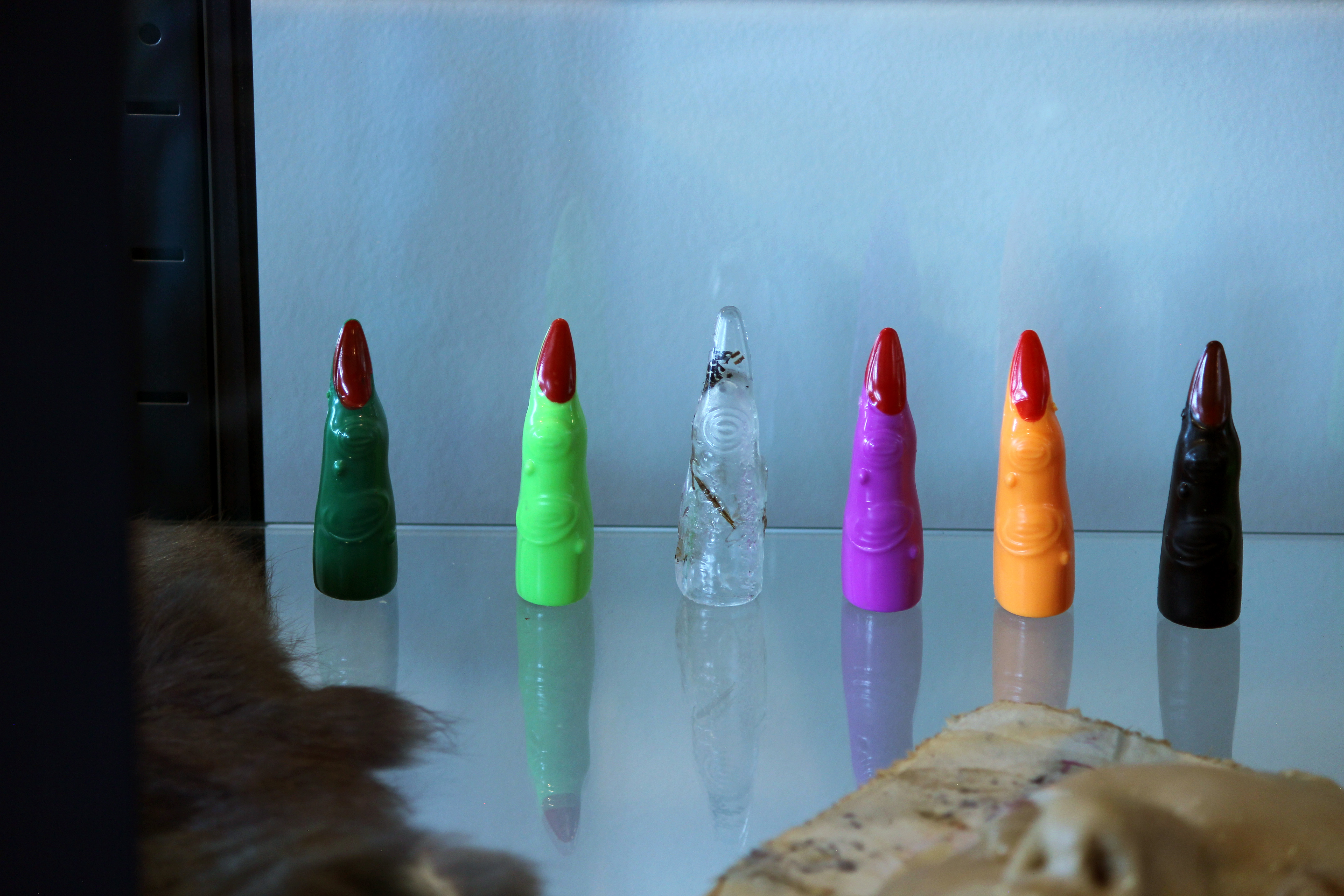 Wands, Winona Julian, 2024, Resin, Bug Remains, Plastic Witch Fingers