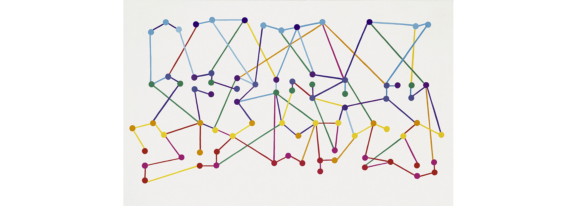 Untitled, 1999. Acrylic on canvas, 112 x 192 cm.