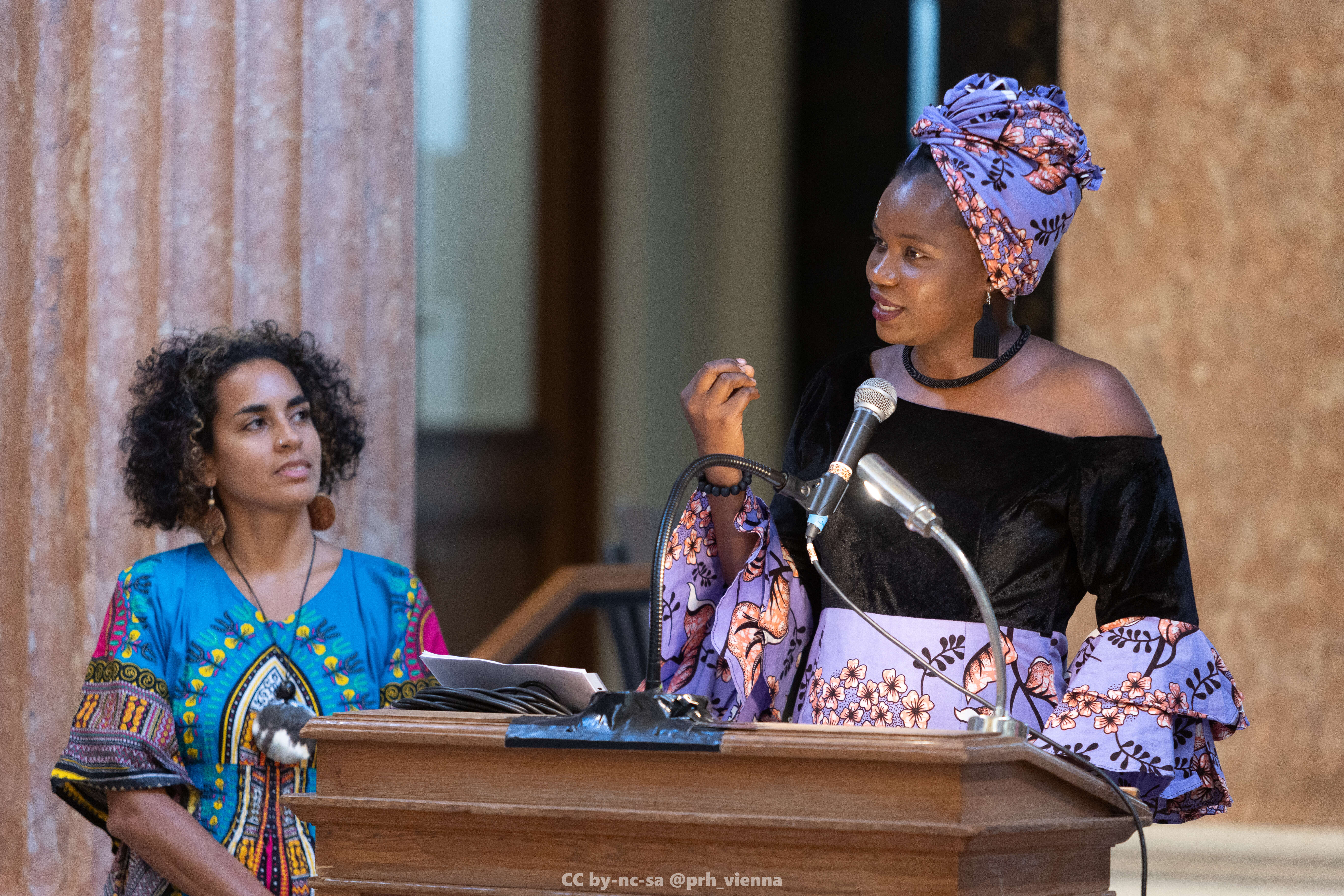 Lecto-Performance with Mariama Nzinga Diallo. MUSMIG/ WIENWOCHE   Foto: nc-sa, 2023