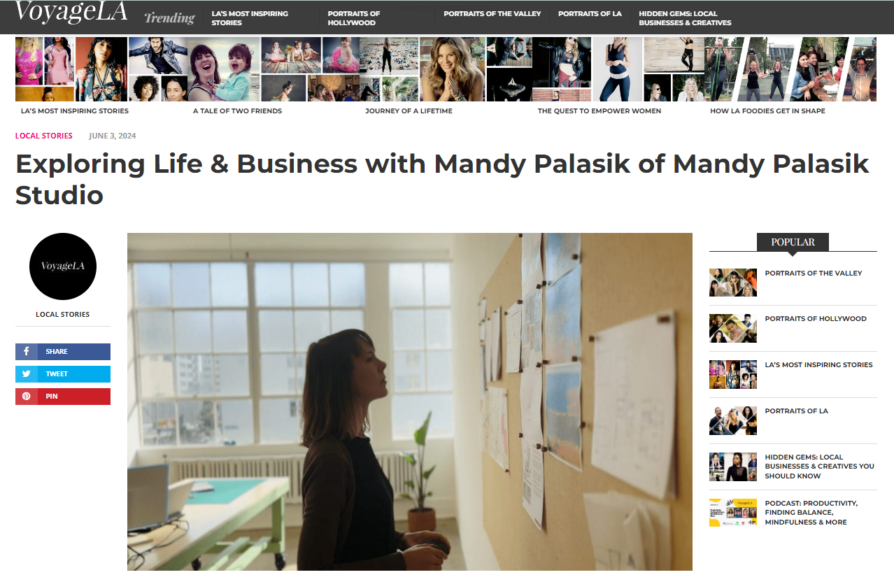 On starting M/PAL. Voyage LA, June 2024 