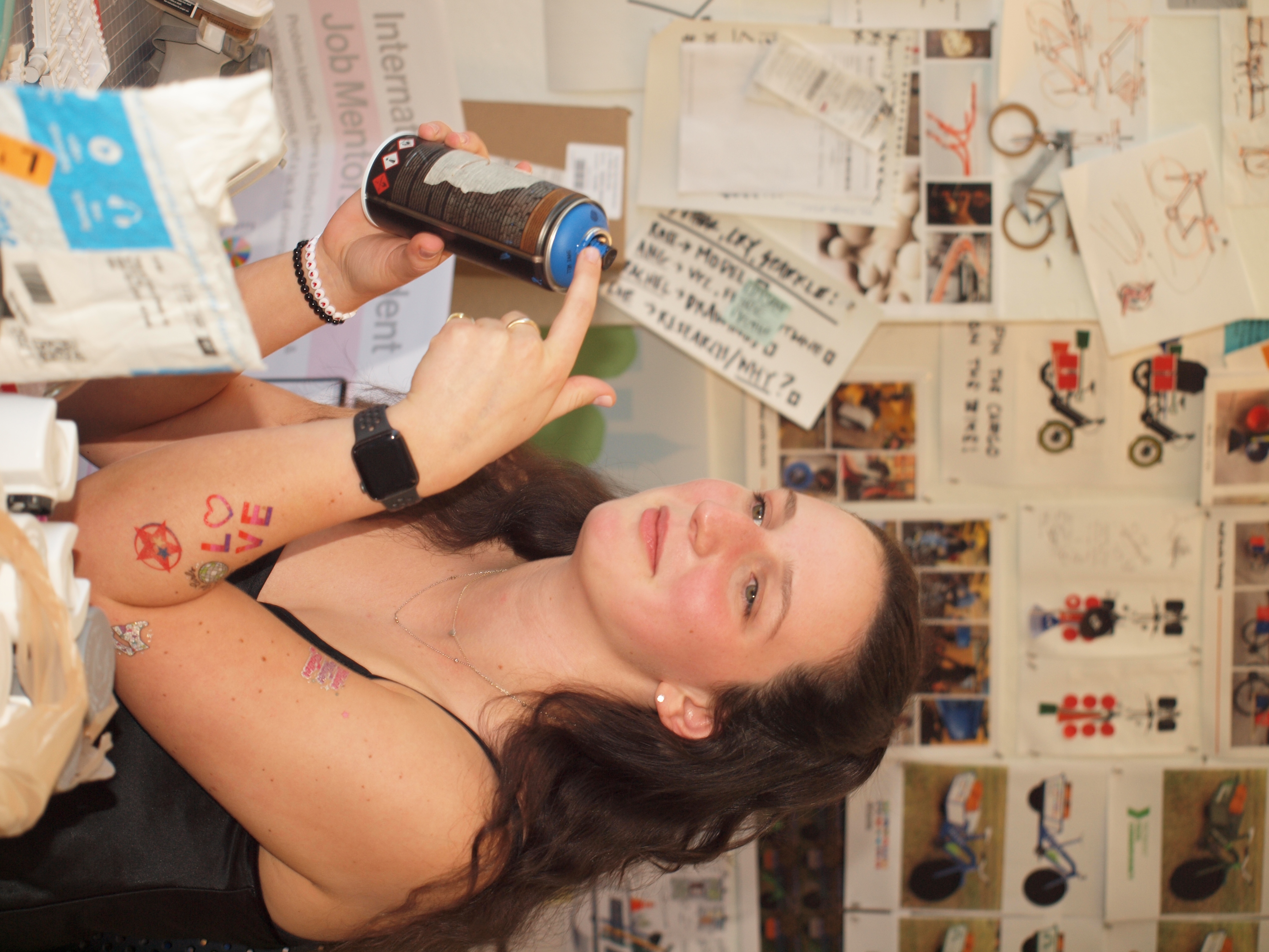 montana black's matte electric blue!