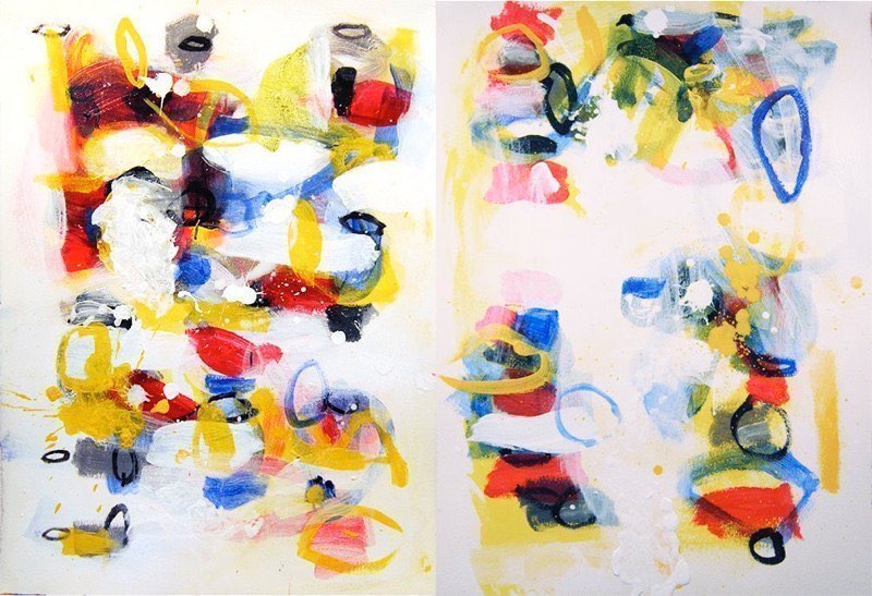 New One 2012-13acrylic/paper  44x30”