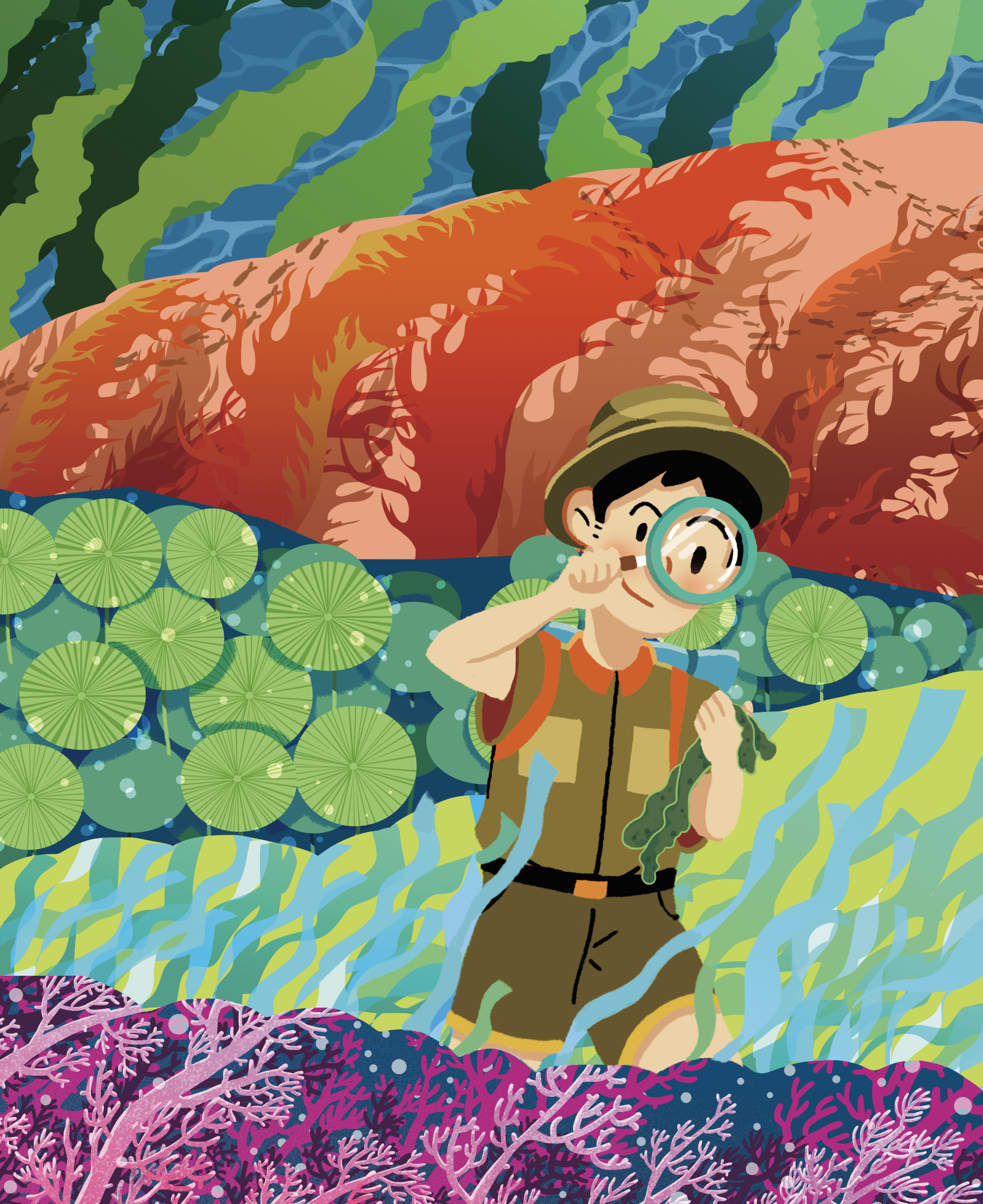 Poster design for the National Museum of Marine Science and Technology