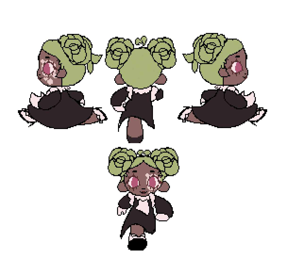 Cordelia Run SpritesProcreate, 1216&times;1168 pixels, 2023