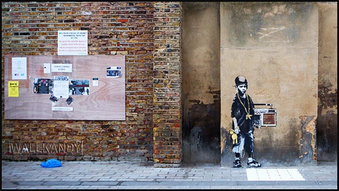 Banksy, B-boy, London - unurth