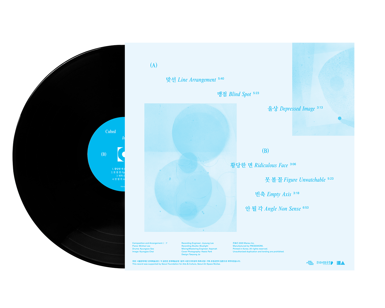 12inch Black Vinyl, Back