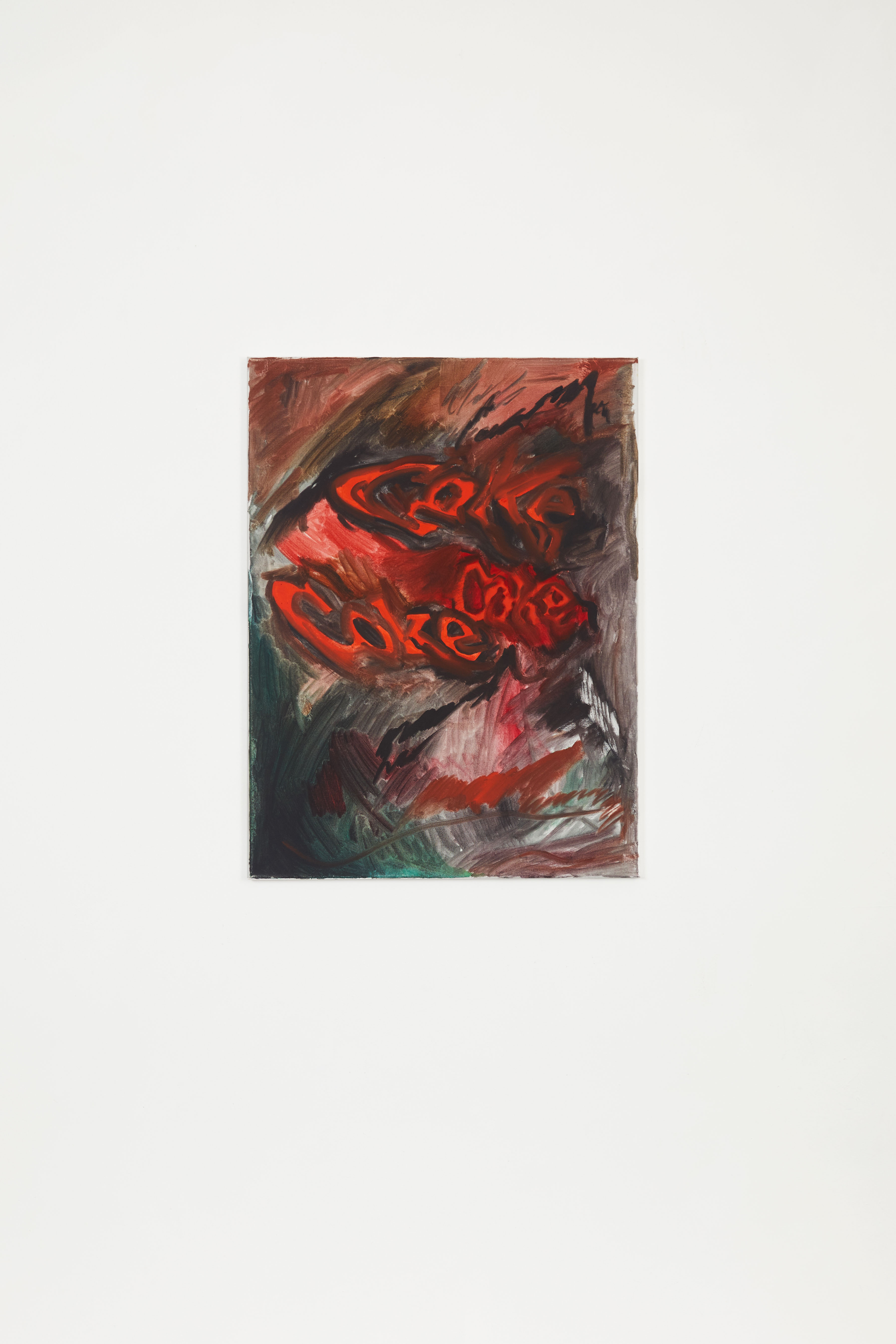 Untitled (Coca Cola #34), 2018, oil on canvas, 24 x 18 in.