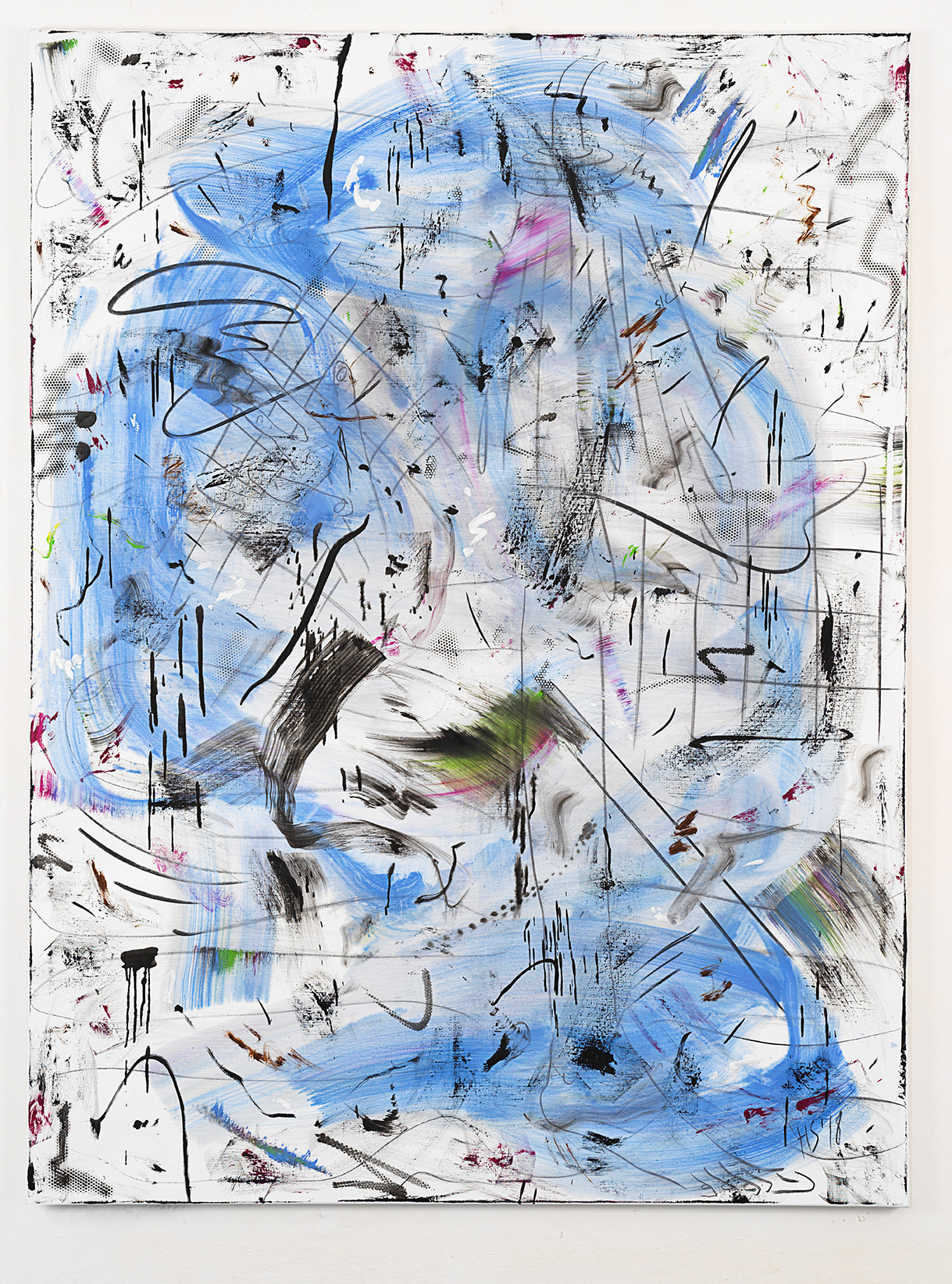 THE SHOWER FREAK, 2018 200 x 150cmOil on Canvas