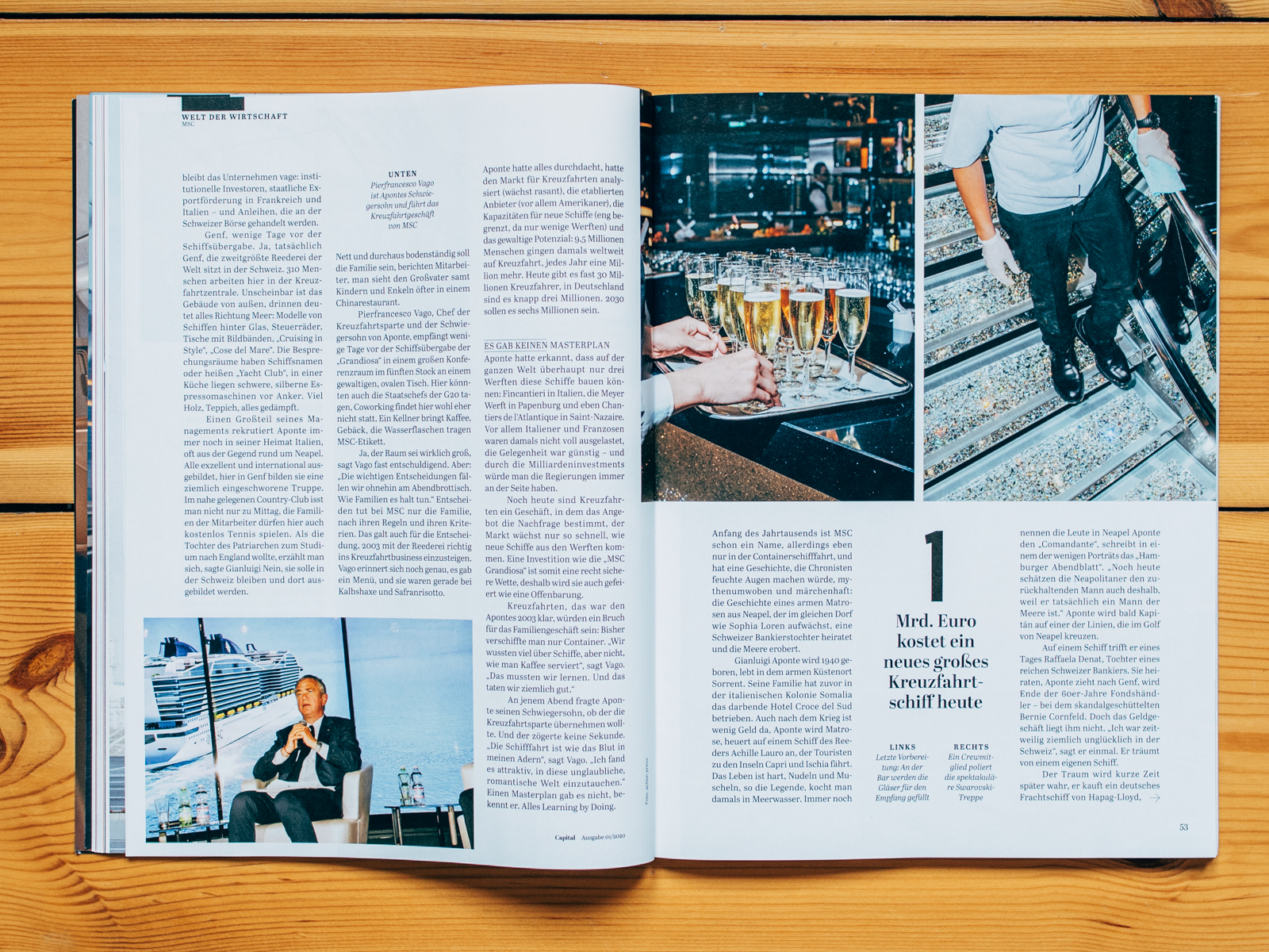 CAPITAL / MSC Cruise Ship Reportage / Januar 2020