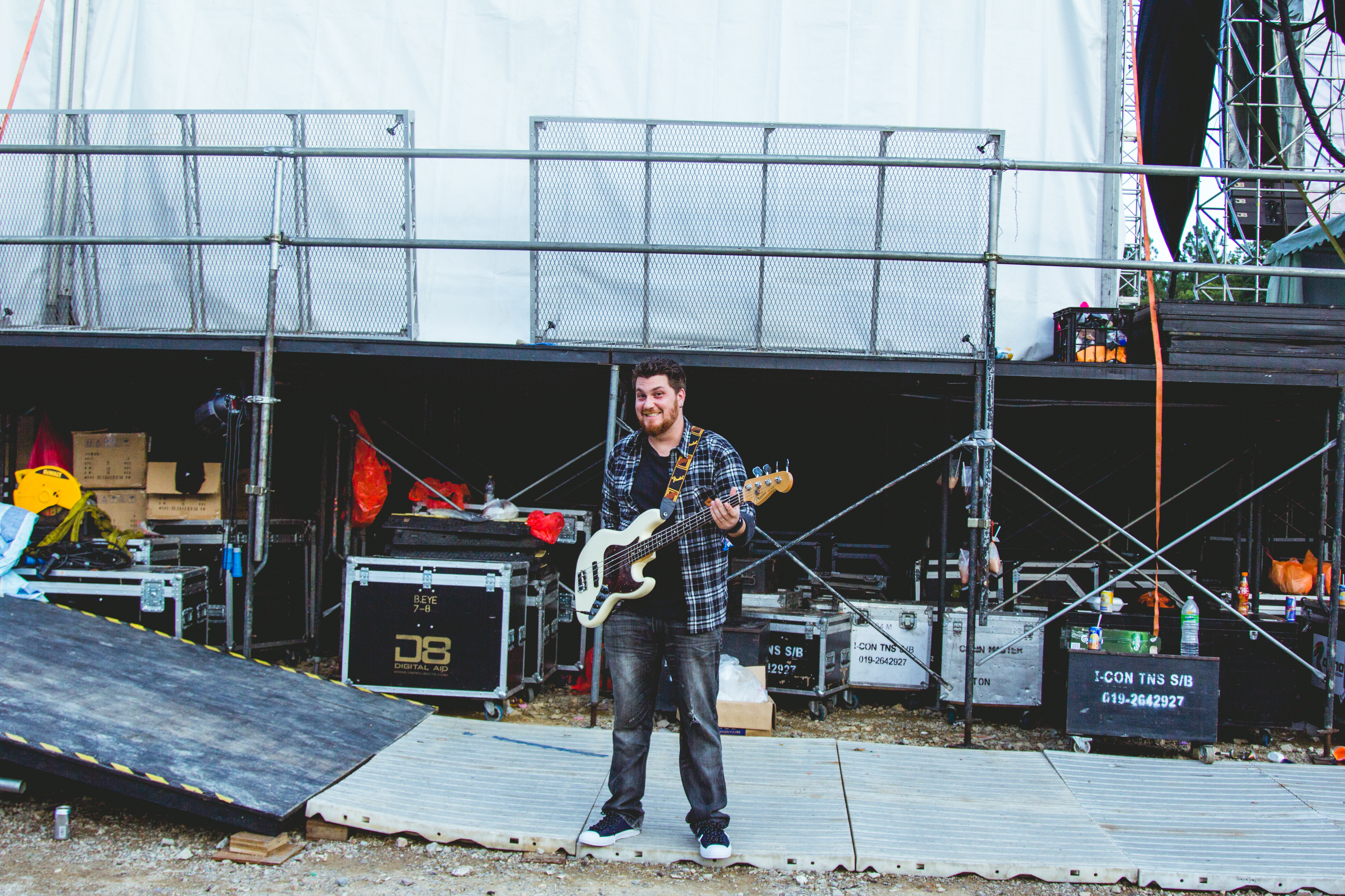 Shakeil Bashir of Kyoto Protocal backstage