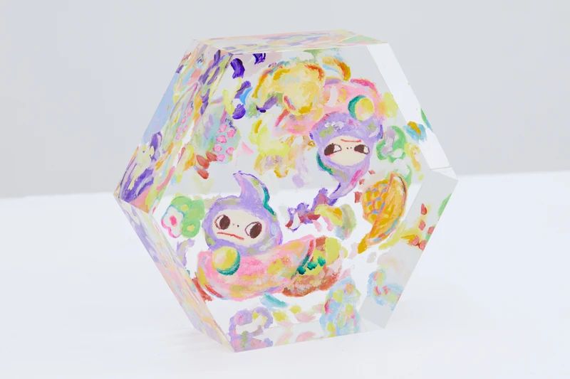 Untitled, Acrylic, Photo by Kenji Takahashi