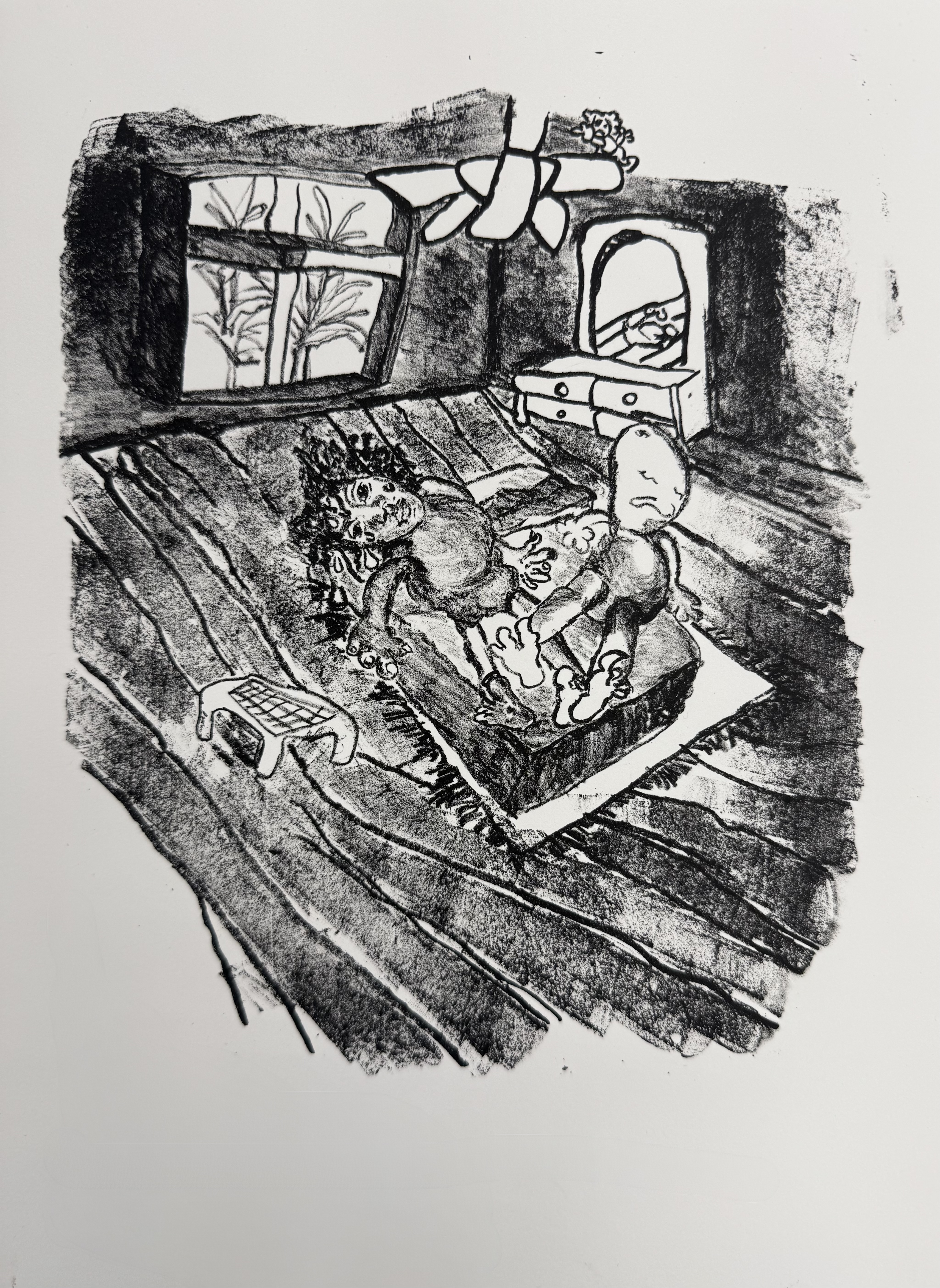 Ceiling Fan in the Summer, 2026 Lithograph