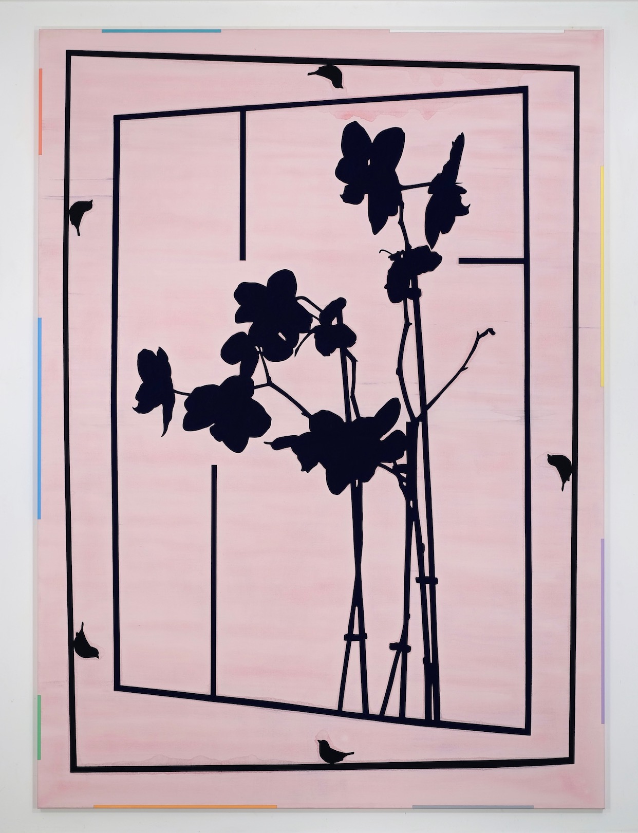 Untitled 2020, acrylic and ballpoint pen on canvas, 220 x 160 cm, private collection