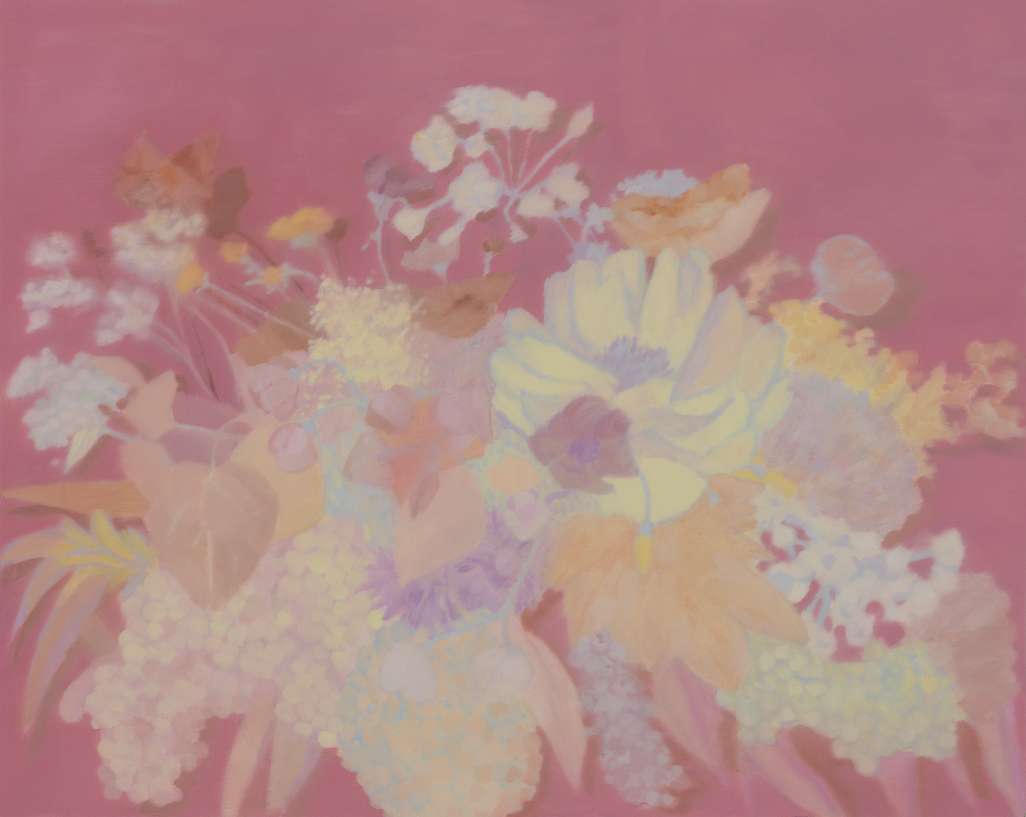 Bloom in the night_33, Oil on canvas, 72.7 X 90.9cm, 2025, Private collection