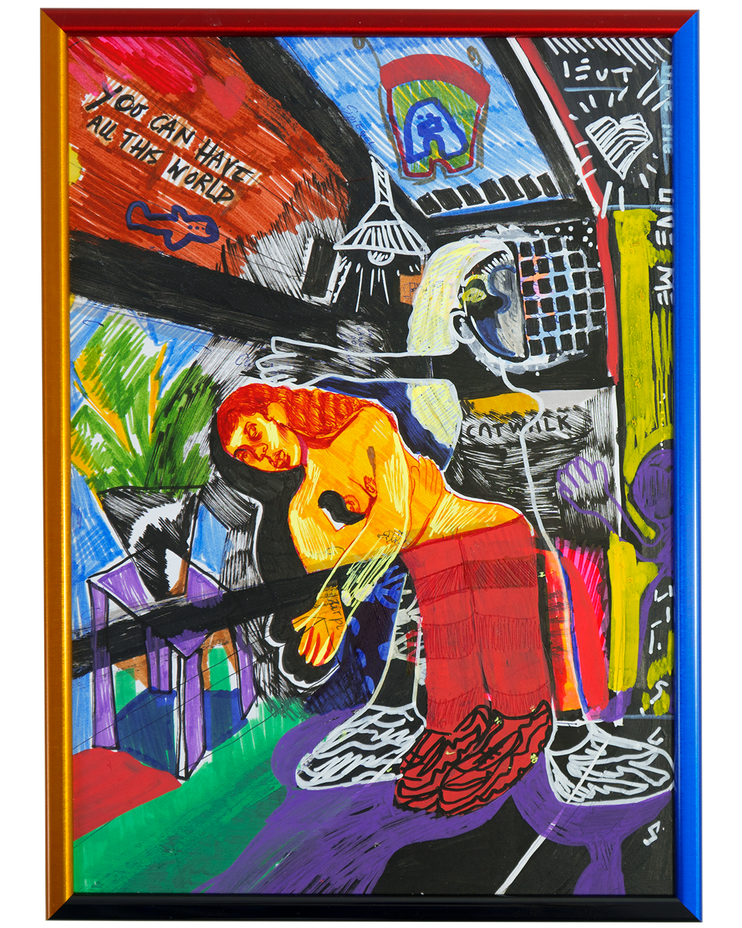 'All This World Can't Satisfy' (2017) 22x30cm