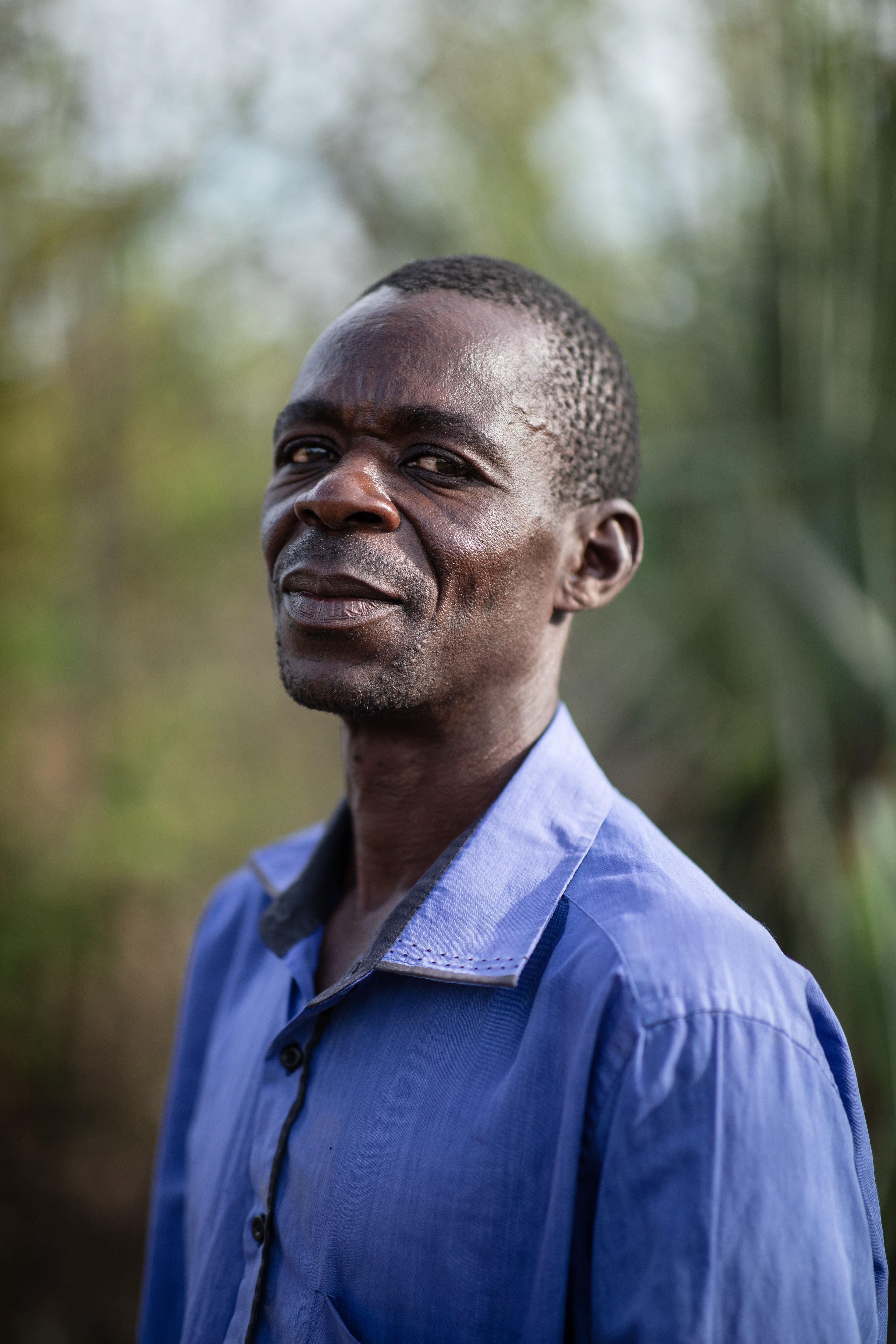 "My job is to technically ensure that the water piping system is in good order. Water is pumped from the well here into the school water tank and when it is full, it is then diverted to the hospital water tank, and when its full, we switch off the pump."