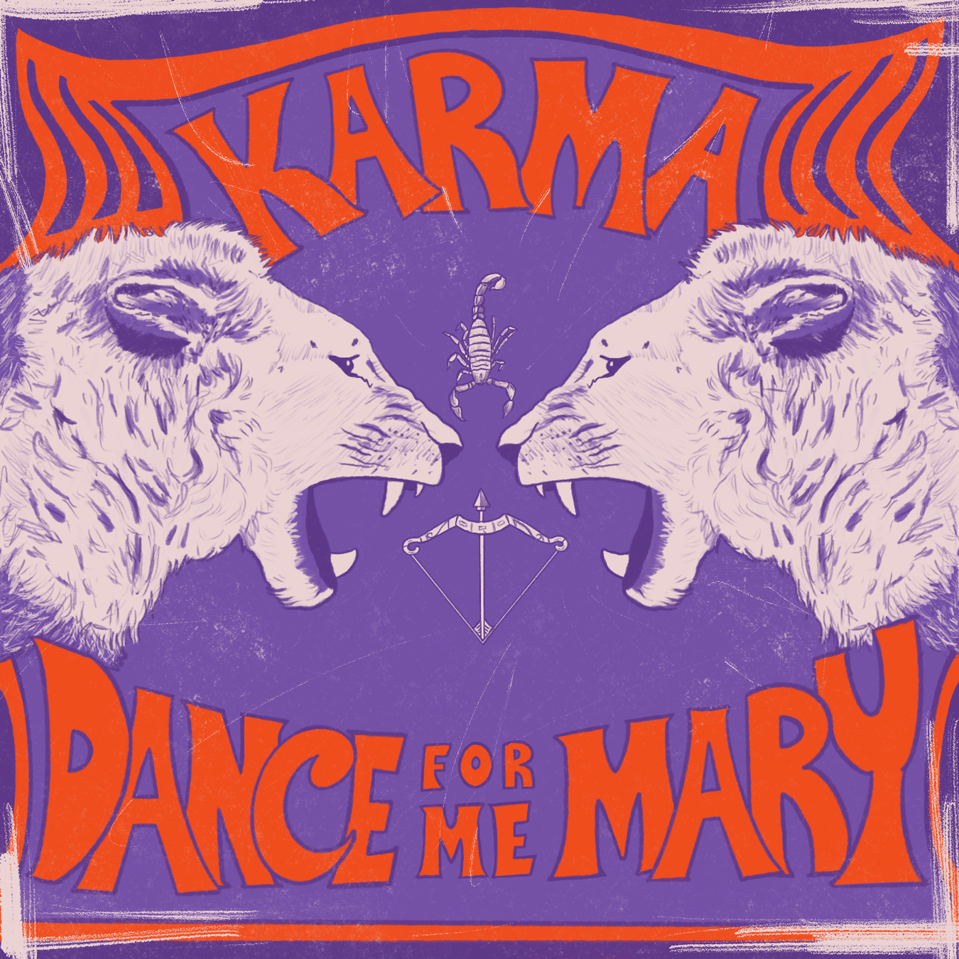 Illustrated Karma Single Cover for Dance For Me Mary