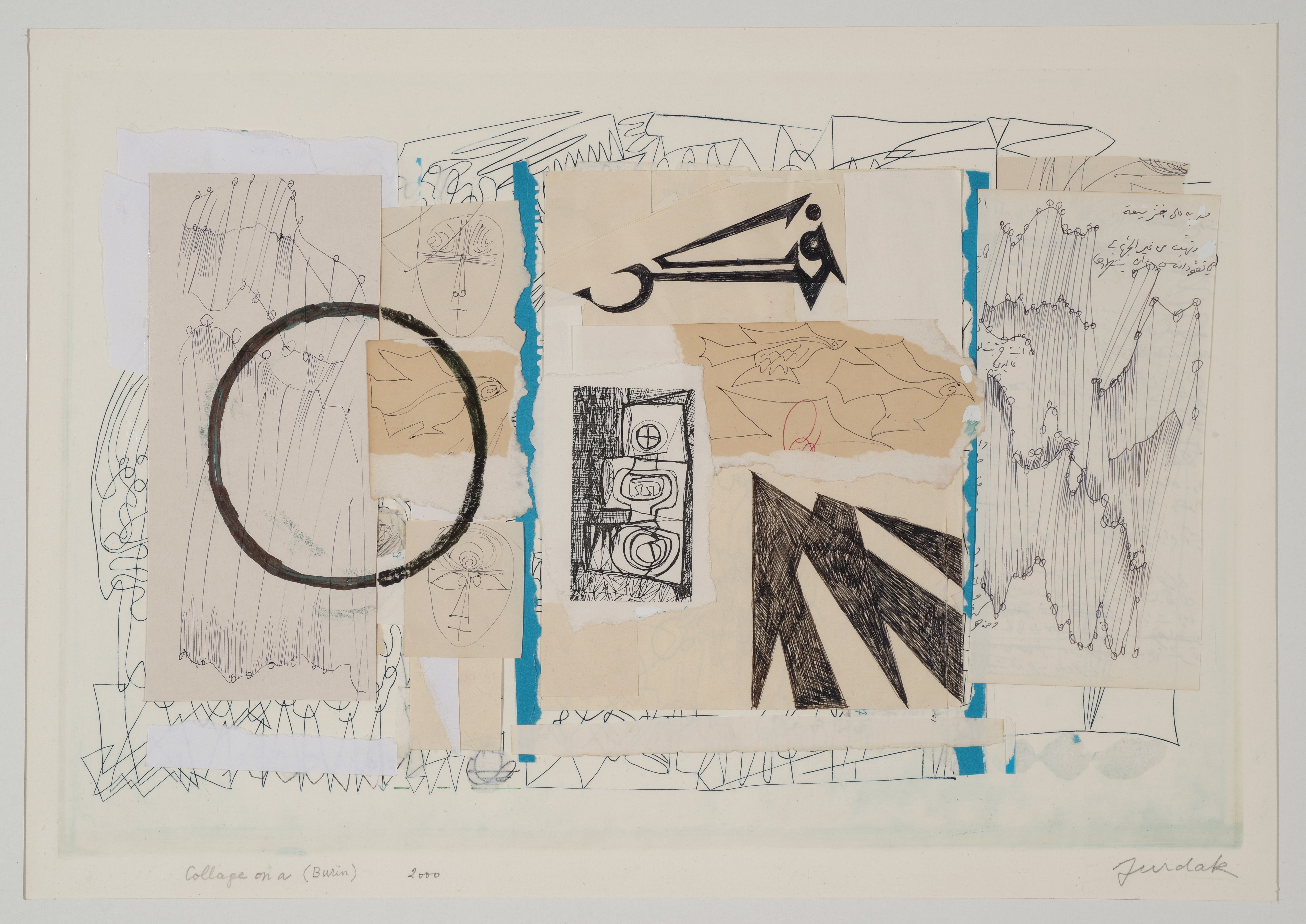 Halim Jurdak, untitled collage, 2000