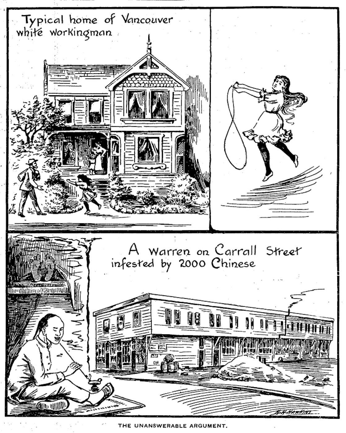 "The Unanswerable Argument," B.C. Saturday Sunset, Aug. 10, 1907. Simon Fraser University Library