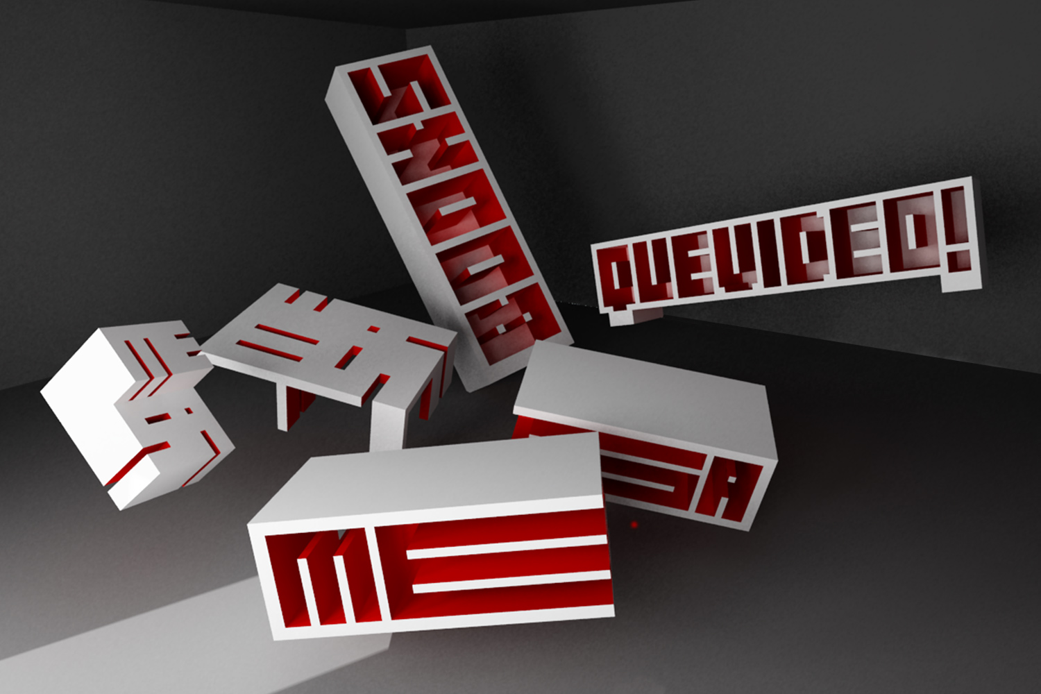 2010 - 2013/ Line of typographic furniture - Qwertyario