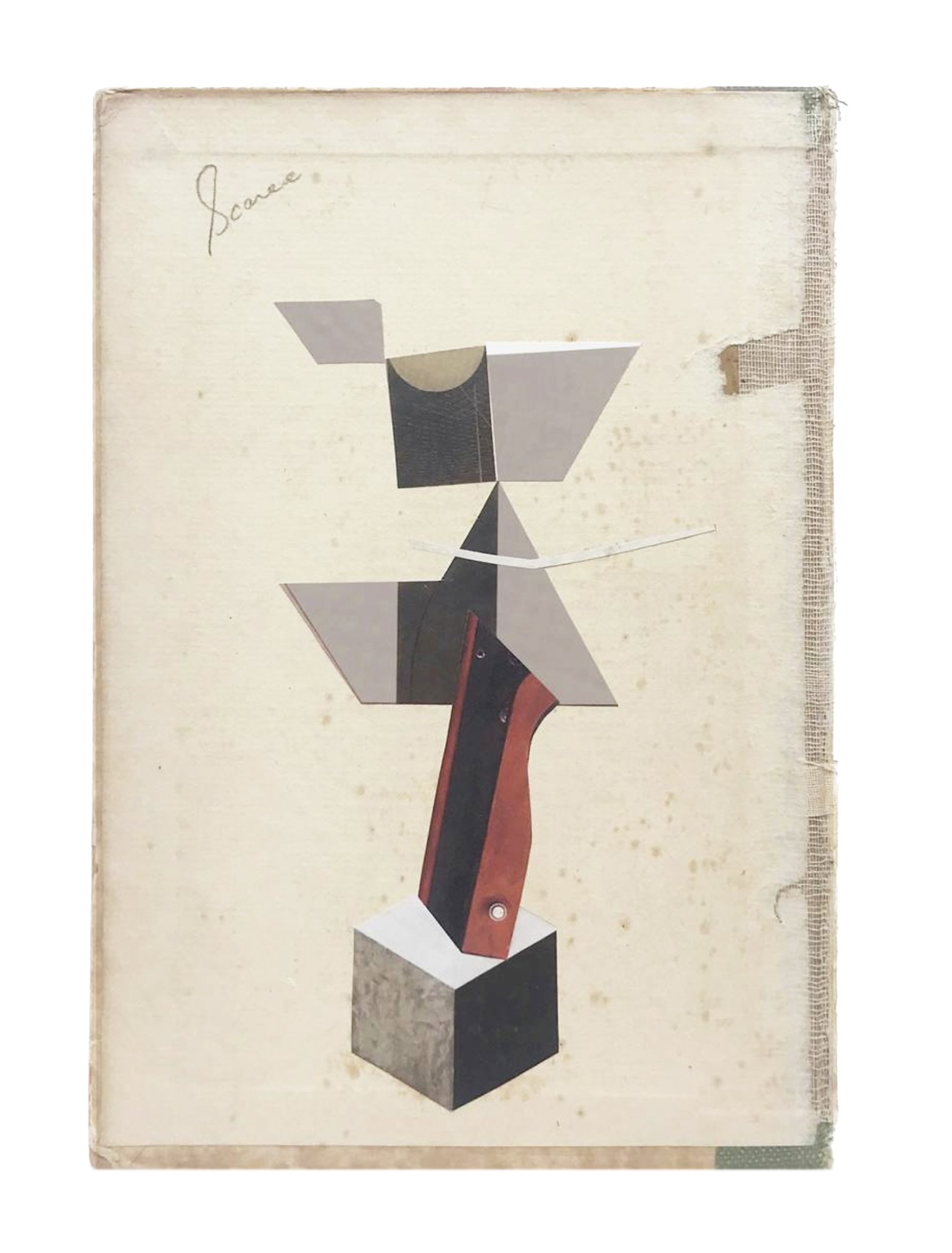 'Sconce' collage on cover board