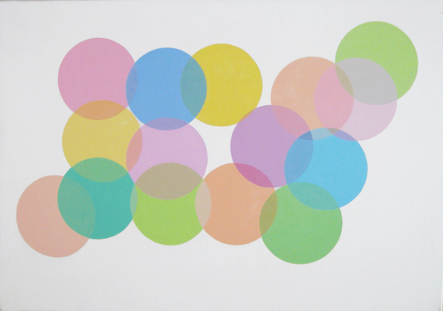 Sin título, 2005. Acrílico sobre tela, 100 x 140 cm.