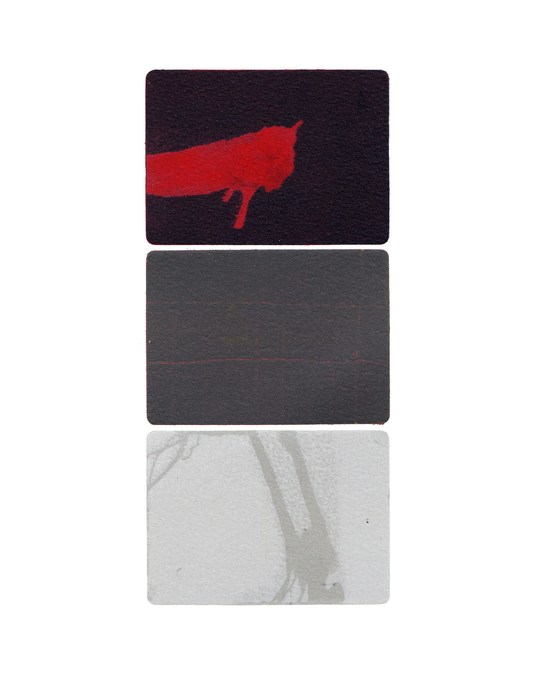 Treading 23, 2012, Monotype, 3.5" x 7.5"