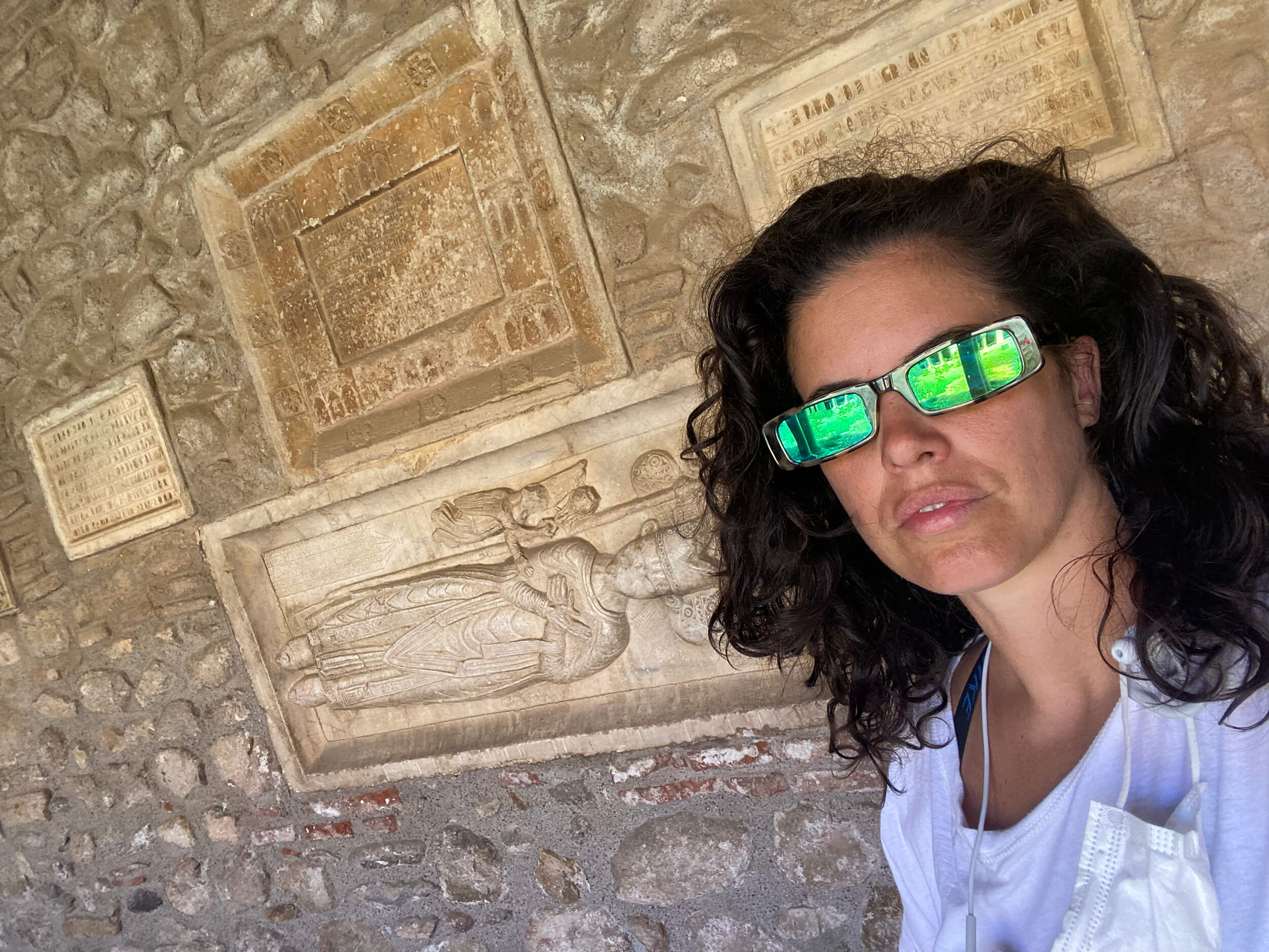 Cecilia Azcarate portrait Cloister