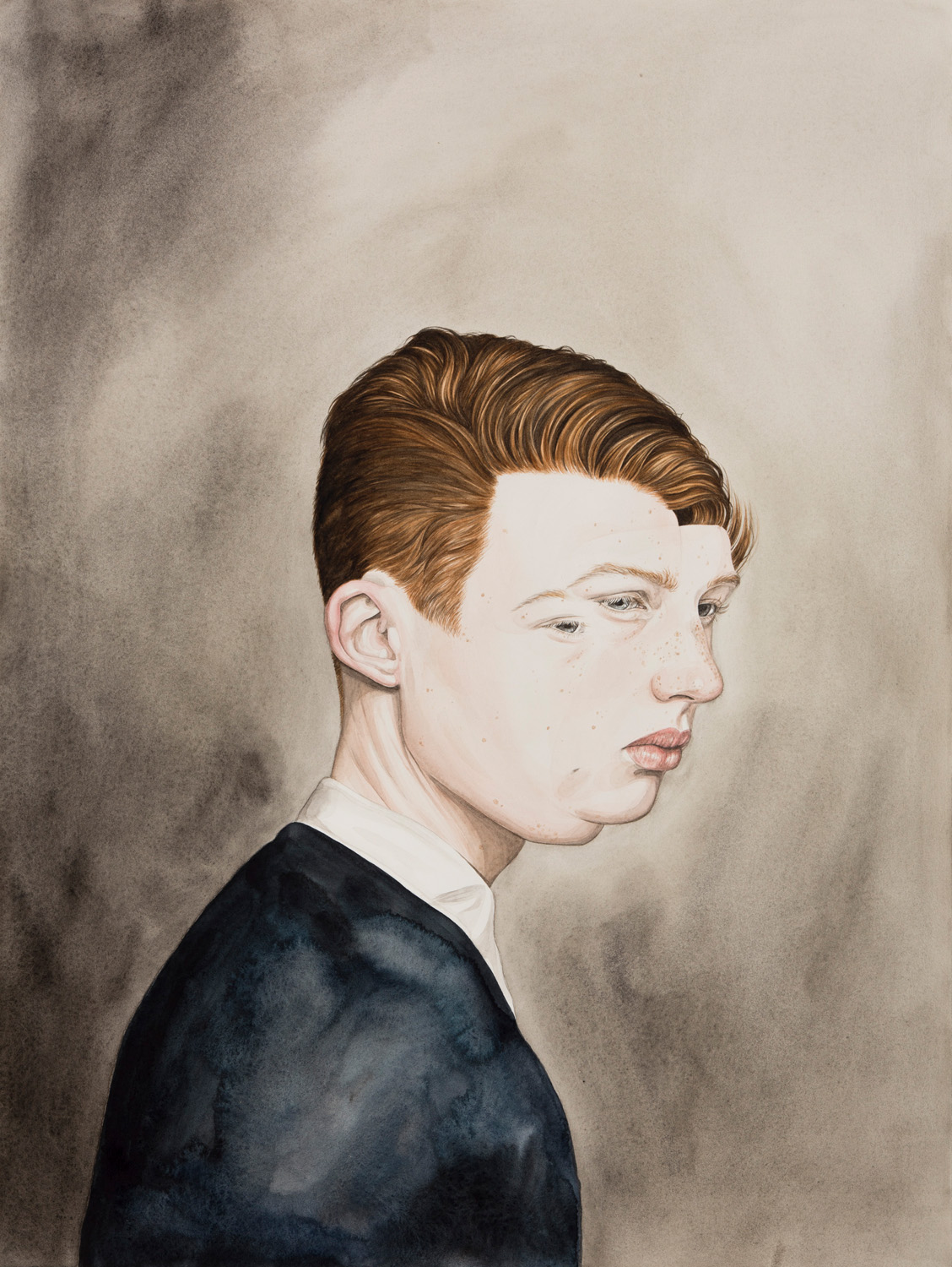 Glass, Watercolour on Paper, 558 x 431mm, 2014