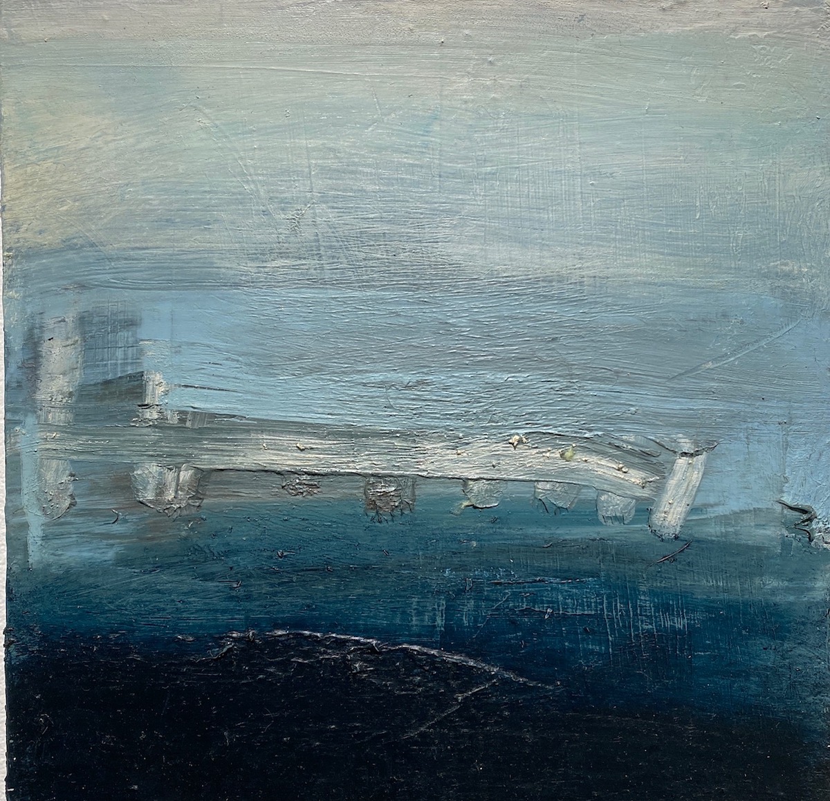 Heather Wilcoxon, 2019, Oil on panel, 12 x 12 in. 