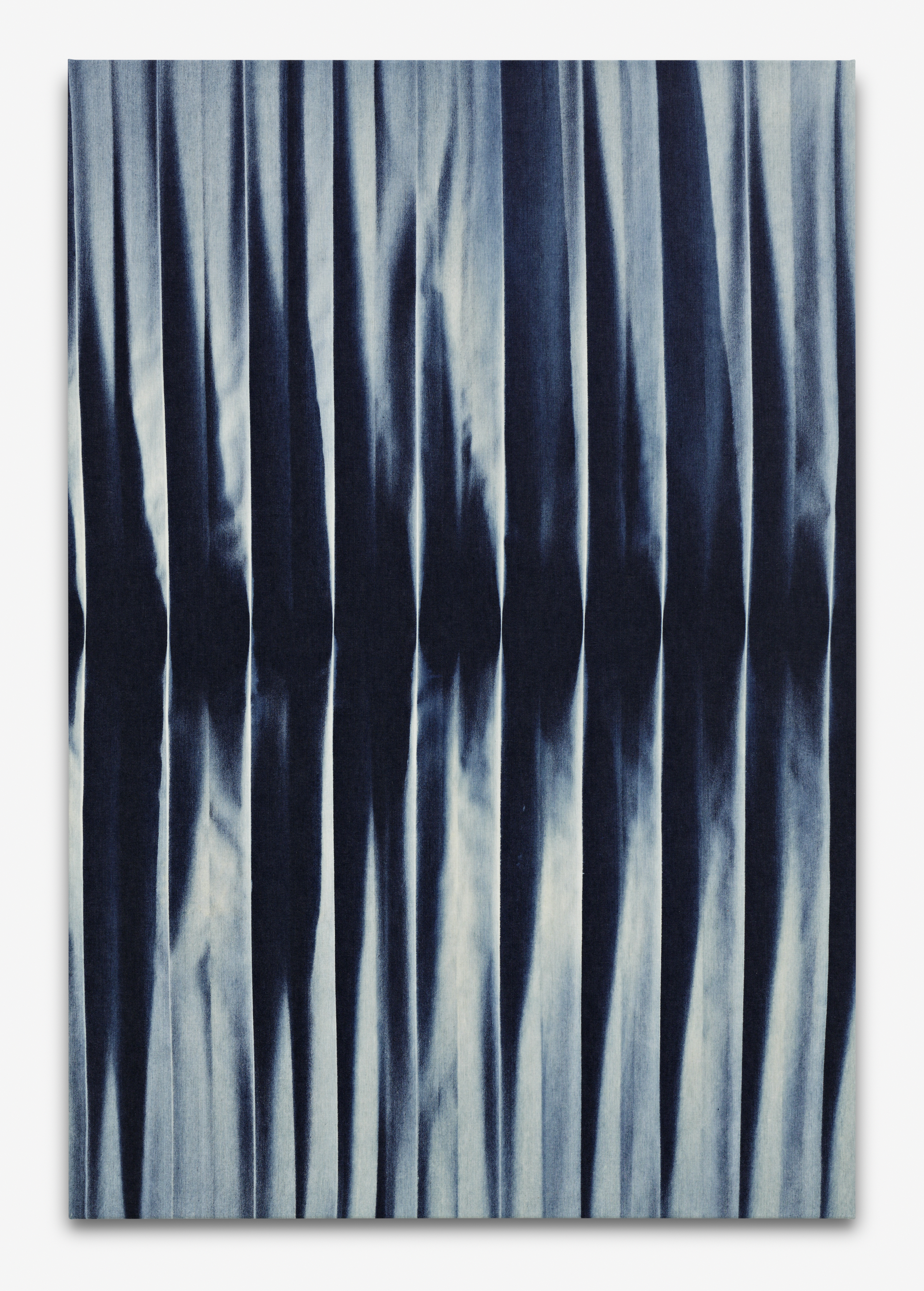 untitled, 170x1150cm bleach on denim, 2014