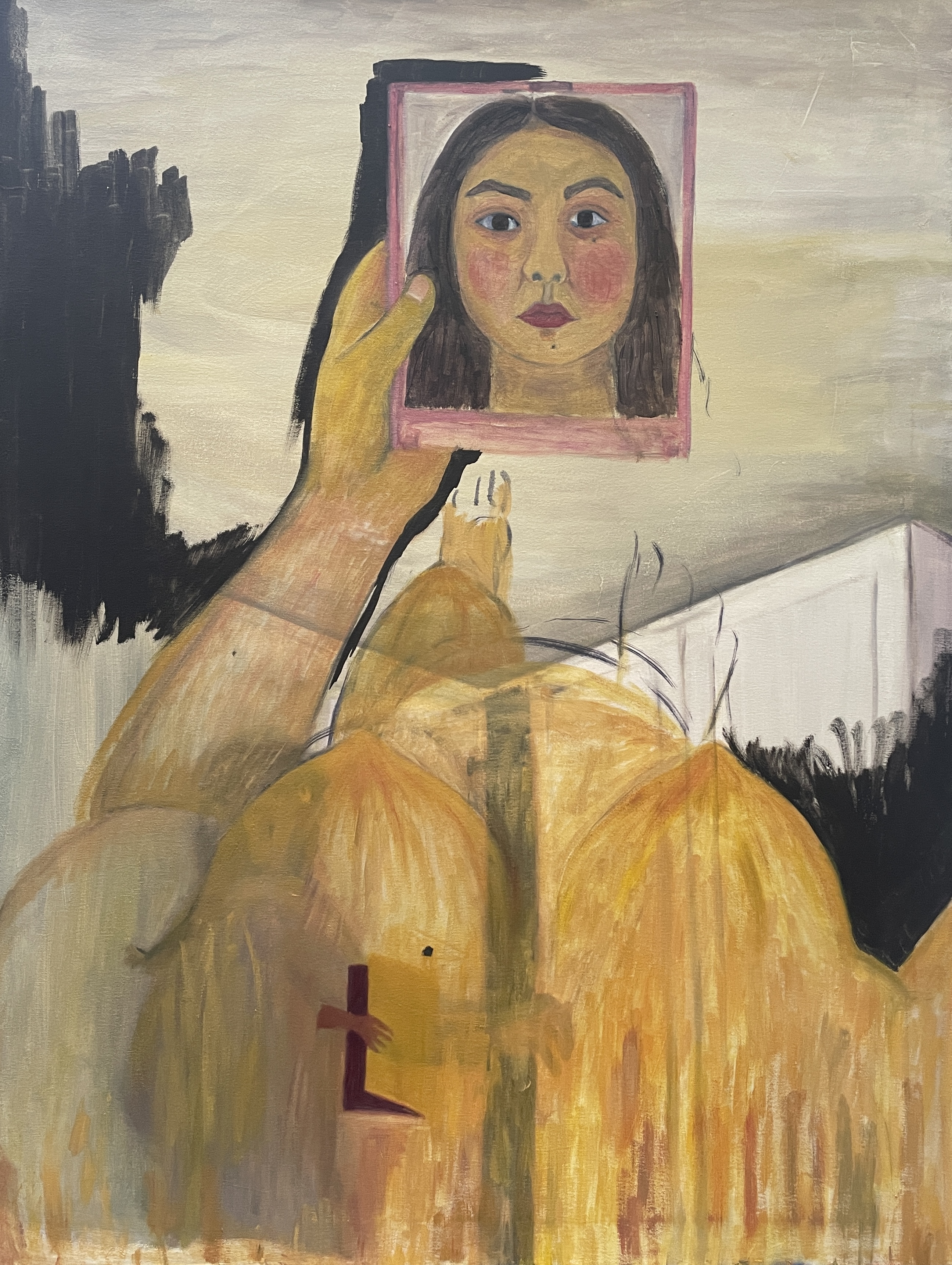 Self-Portrait with A Mirror