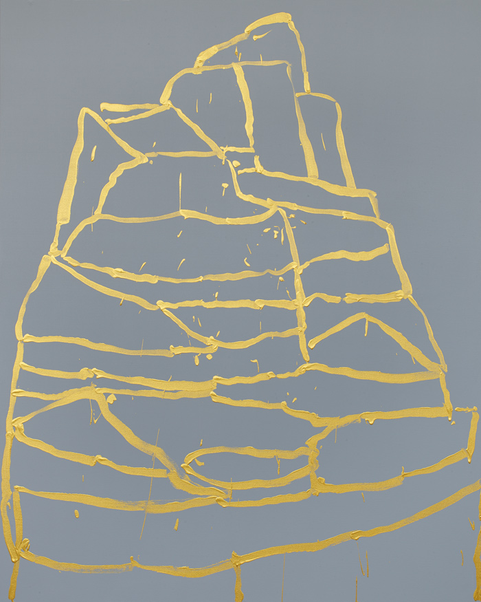 Mount Analogue #4, 2018, acrylic on canvas, 60 x 48 in