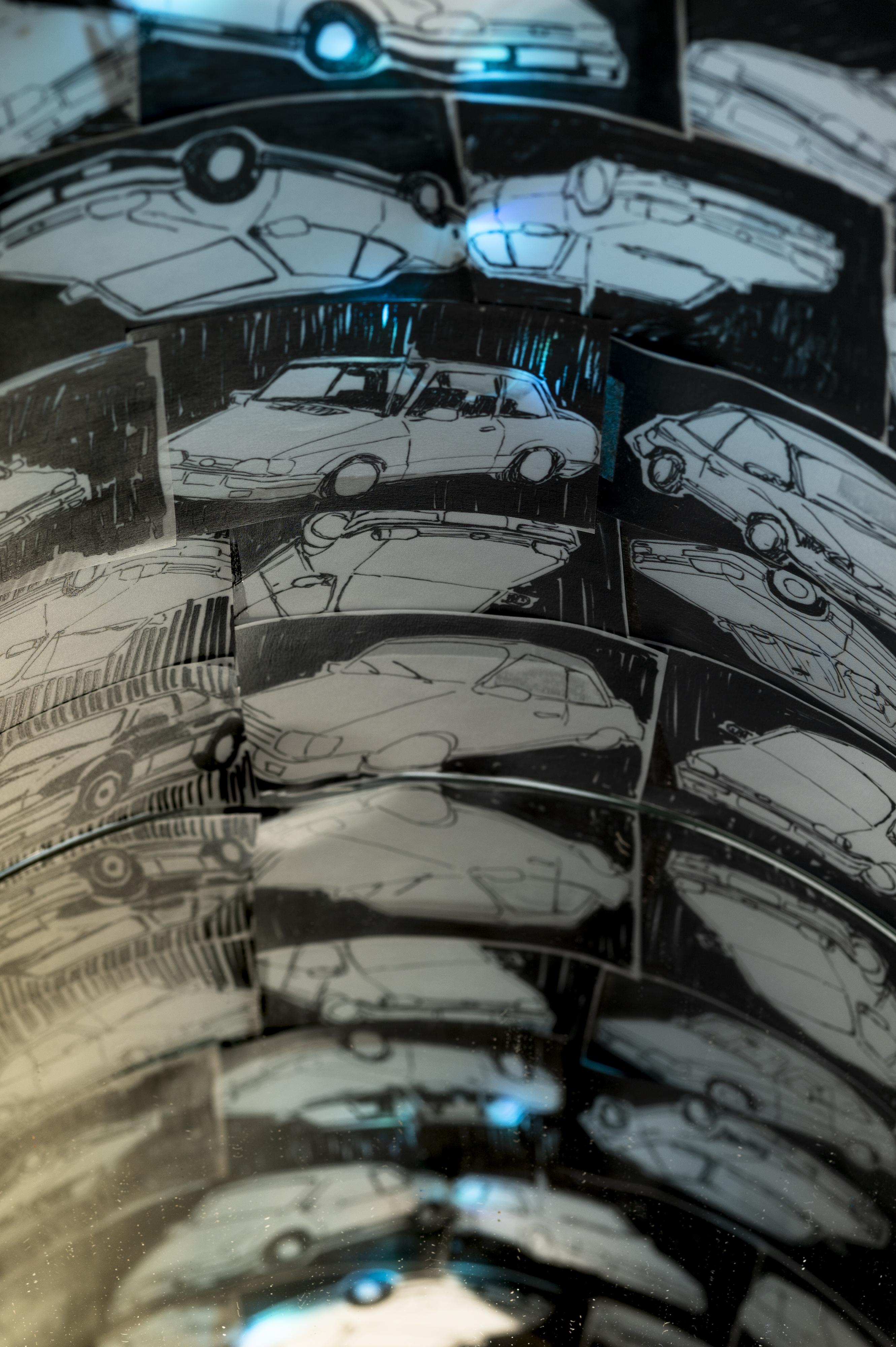 Installation View: Eva Eichinger: the future held in rearview