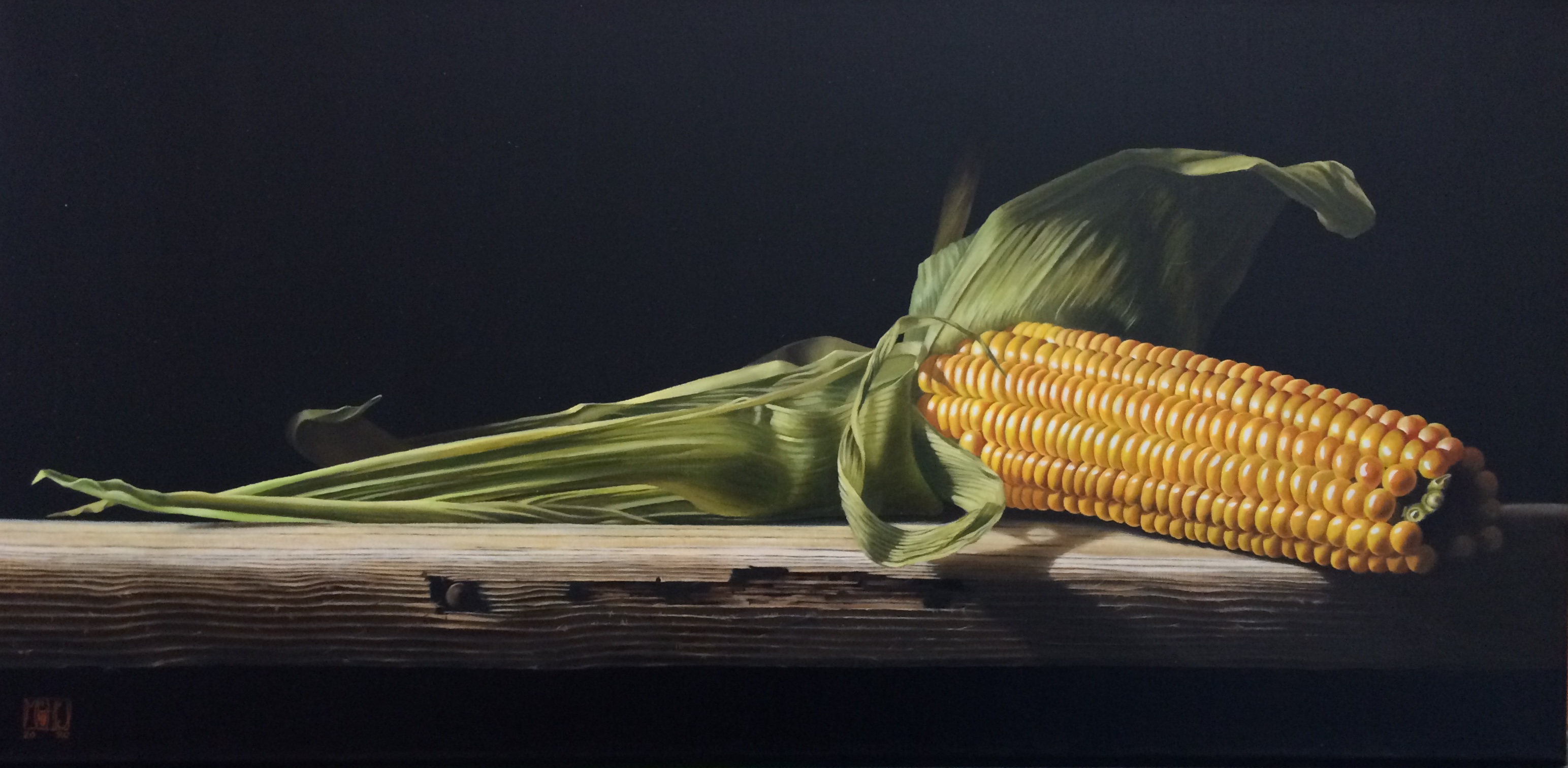 123–Maiskolben60×30 cmÖl auf Leinwand2020︎ Bild kaufen