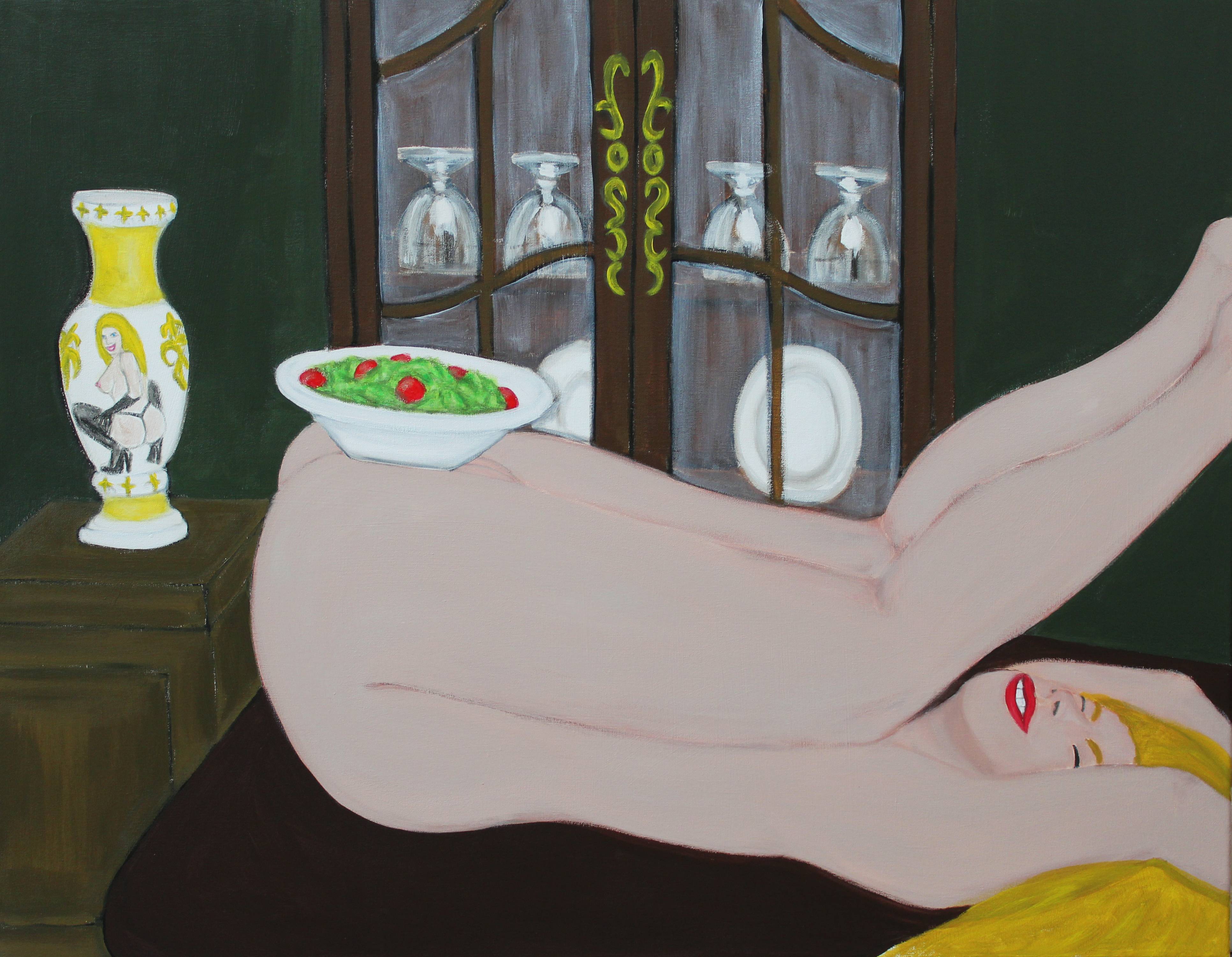 Come to eat, Acrylic on canvas, 70x90 cm, 2021