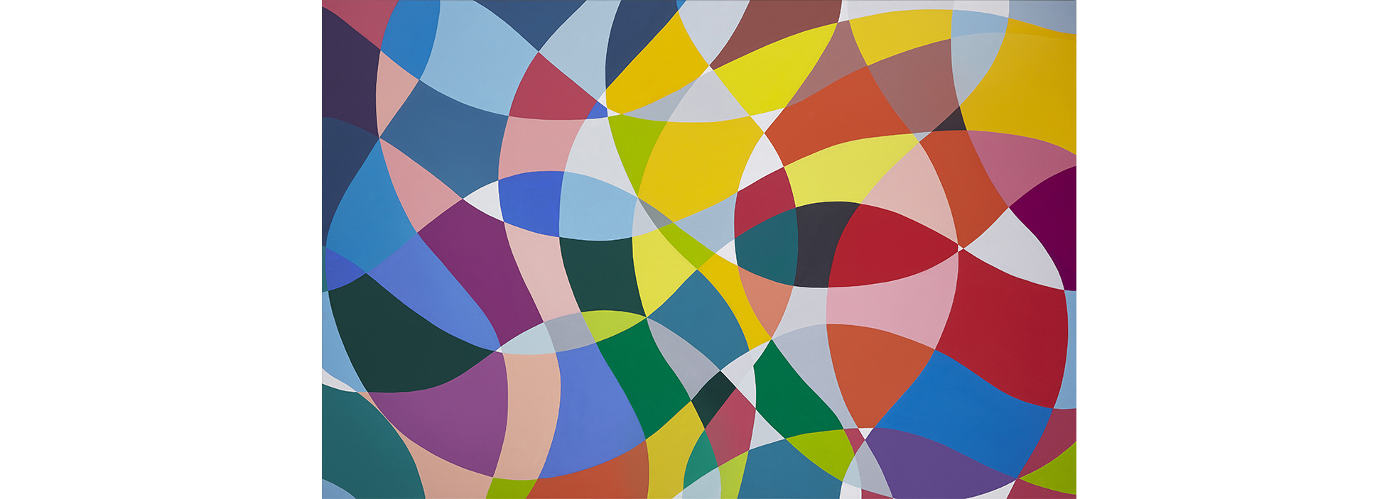 Untitled, 2015. Acrylic on canvas, 120 x 180 cm.