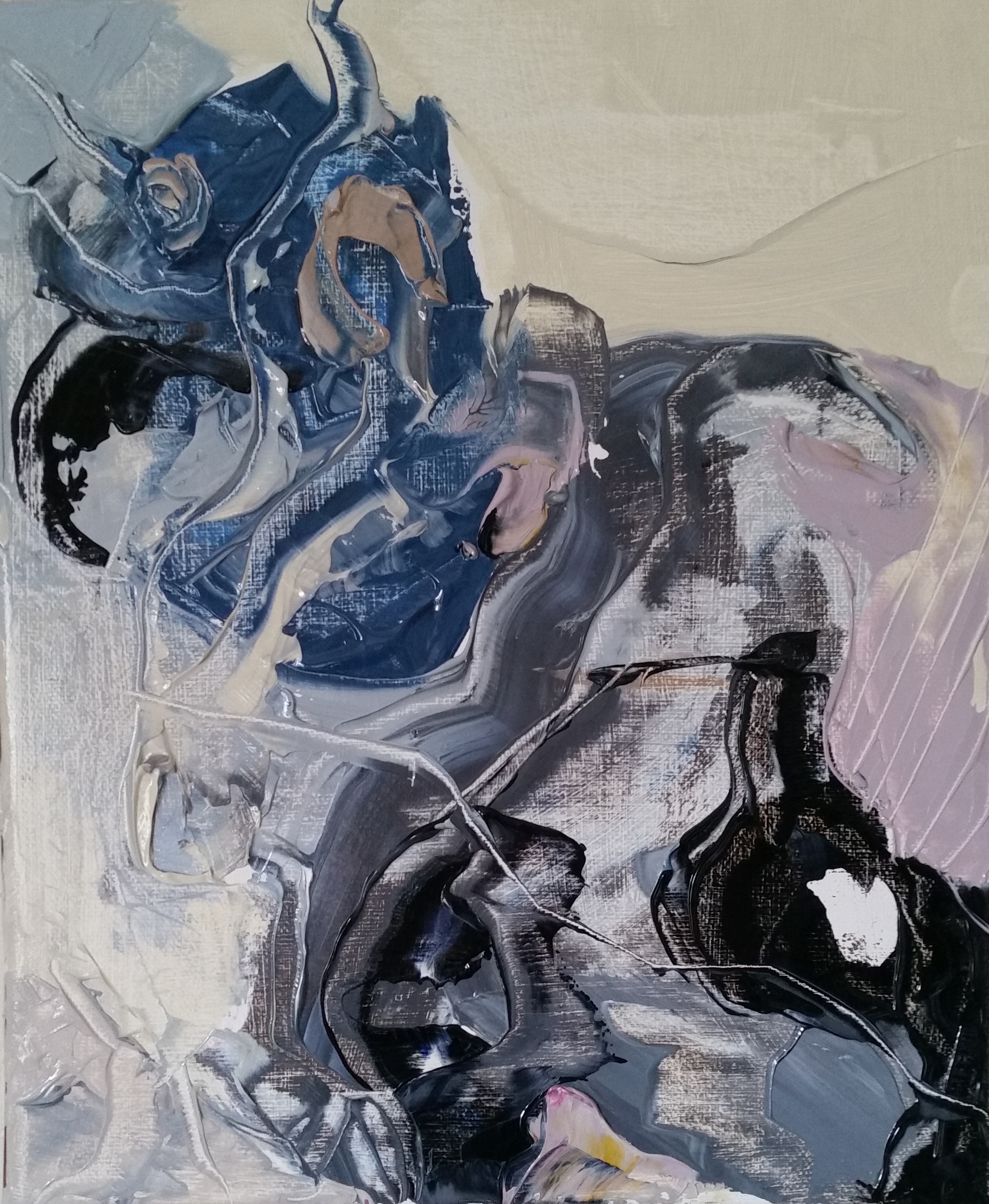  untitled 2015,oil on canvas, 30 x 25 cms