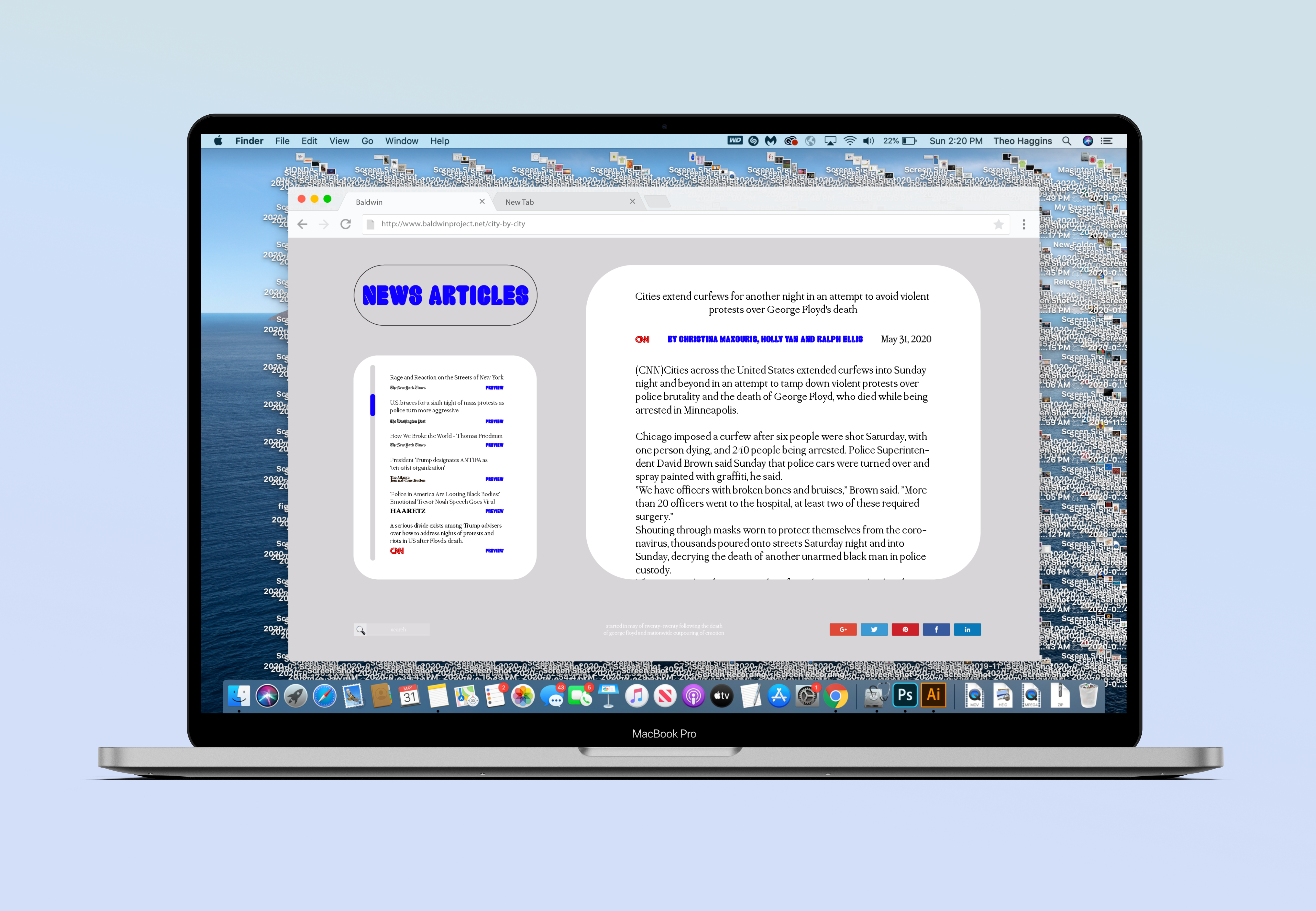 News Articles - Will offer fully-readable articles and summaries of articles from major publications as a way to get people away from paywalls and make the news more accessible.