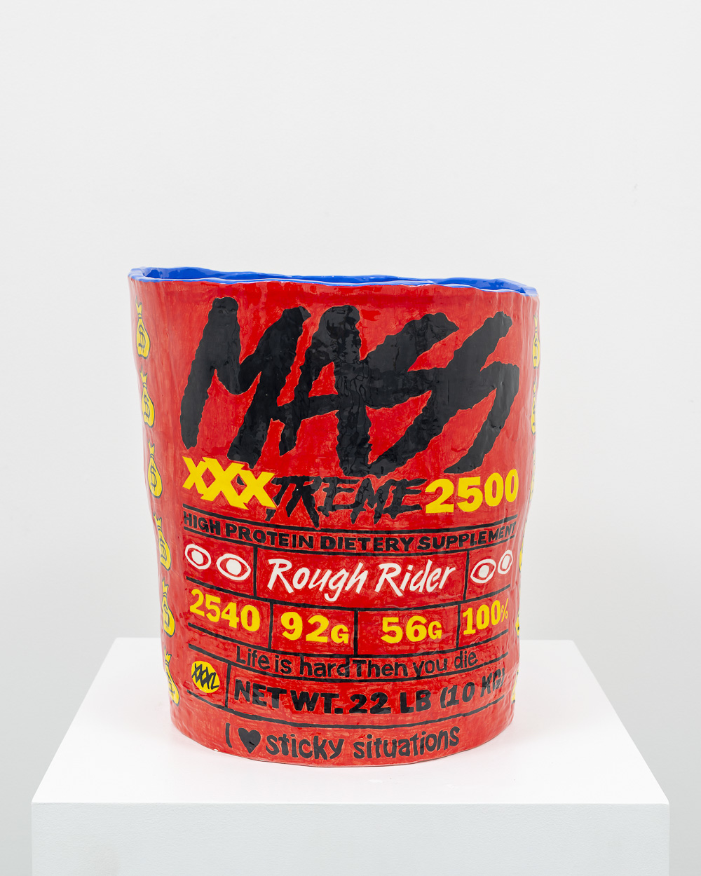 Rough Rider, 2020. glazed ceramic. 50cm x 45cm x 45cm