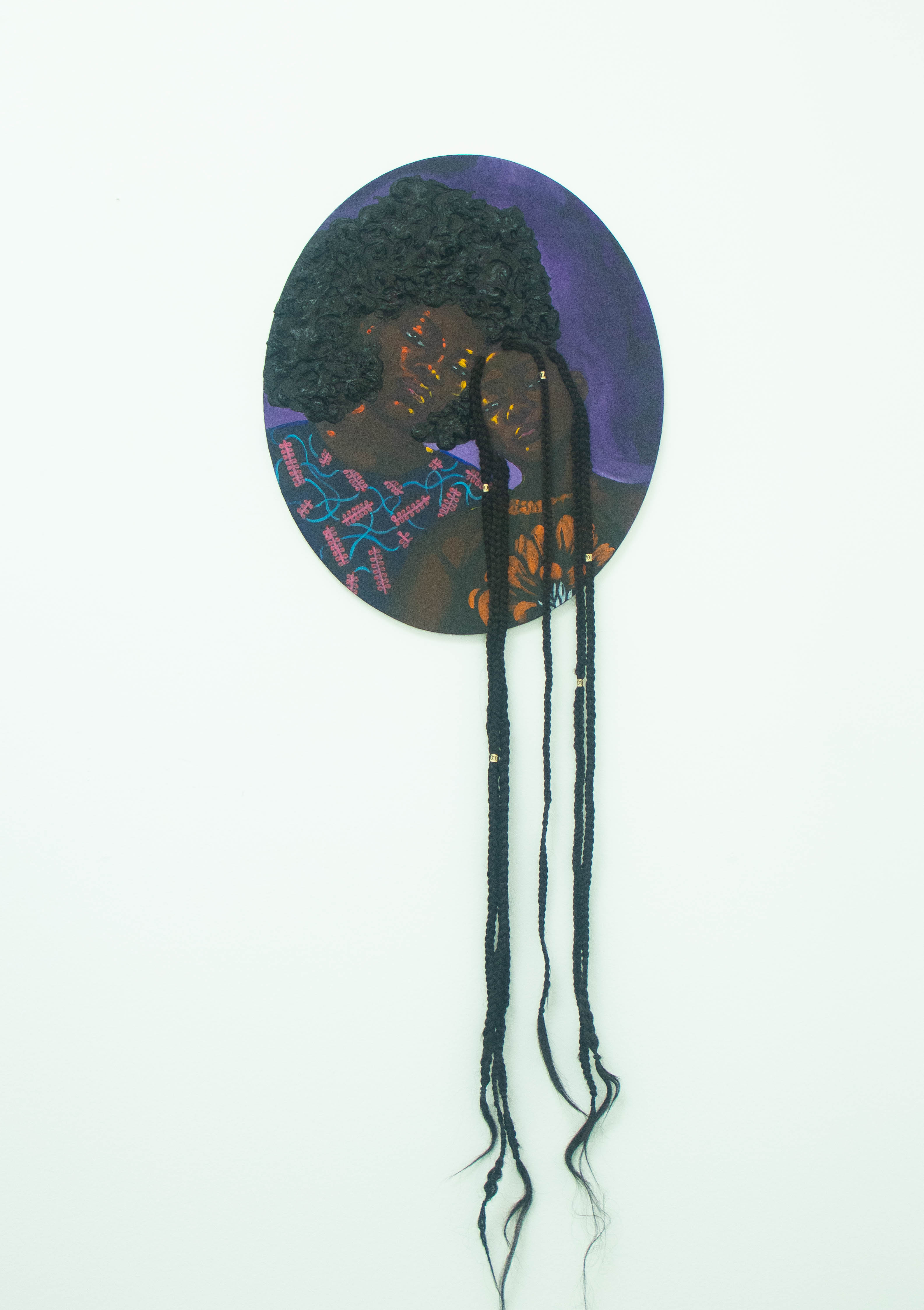 You are Enough as You Are, (2021) Acrylic on Canvas, 24 in.