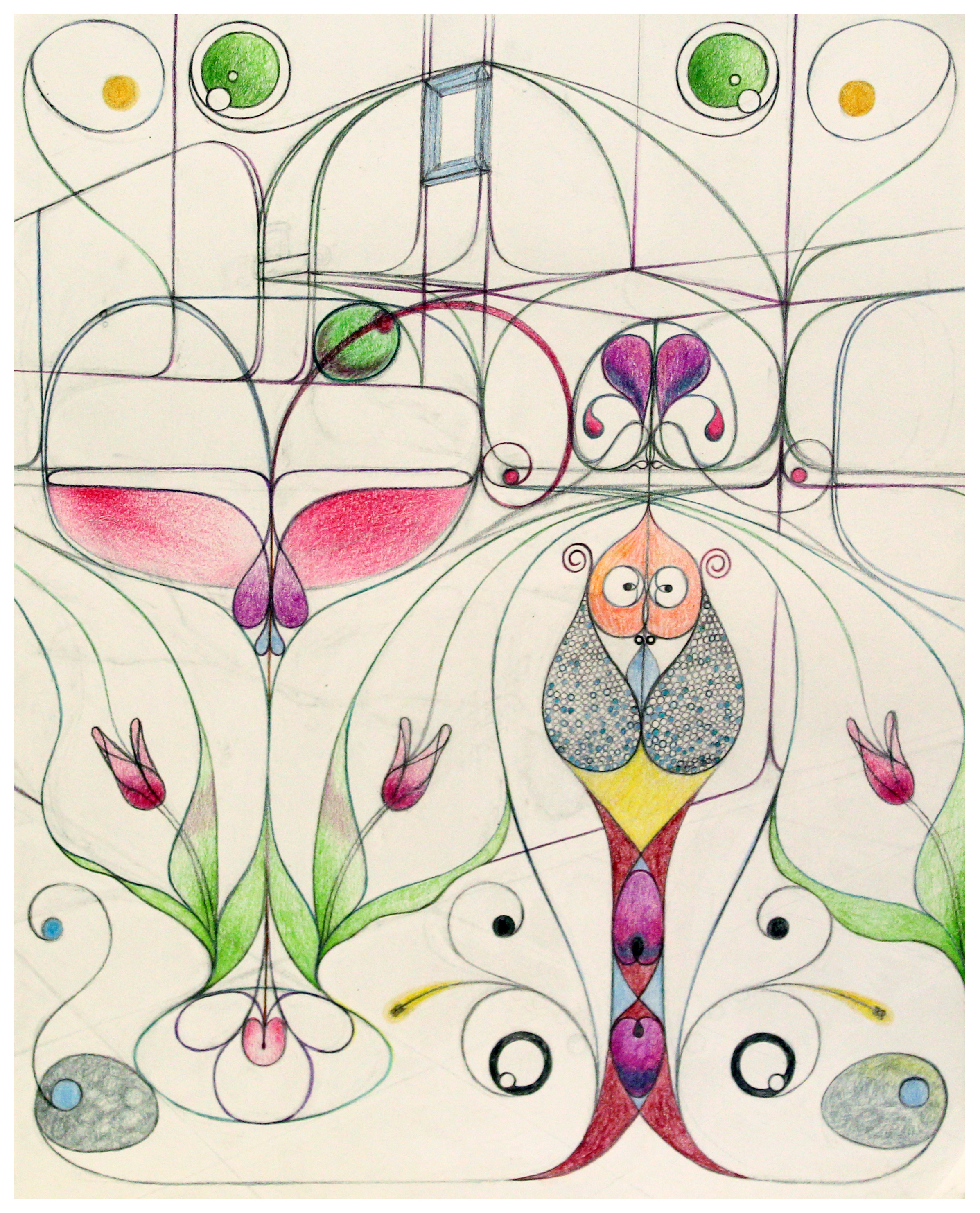 Kitchen (11"x14", graphite on paper)