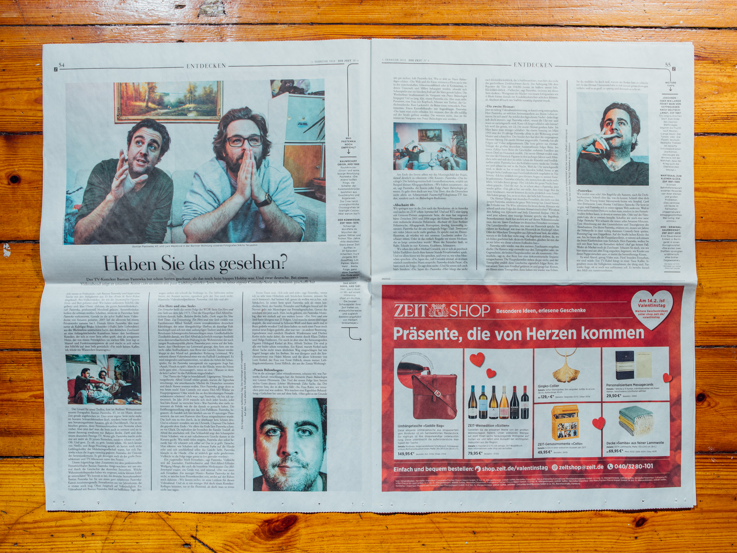 Die Zeit / Bastian Pastewka / Februar 2018