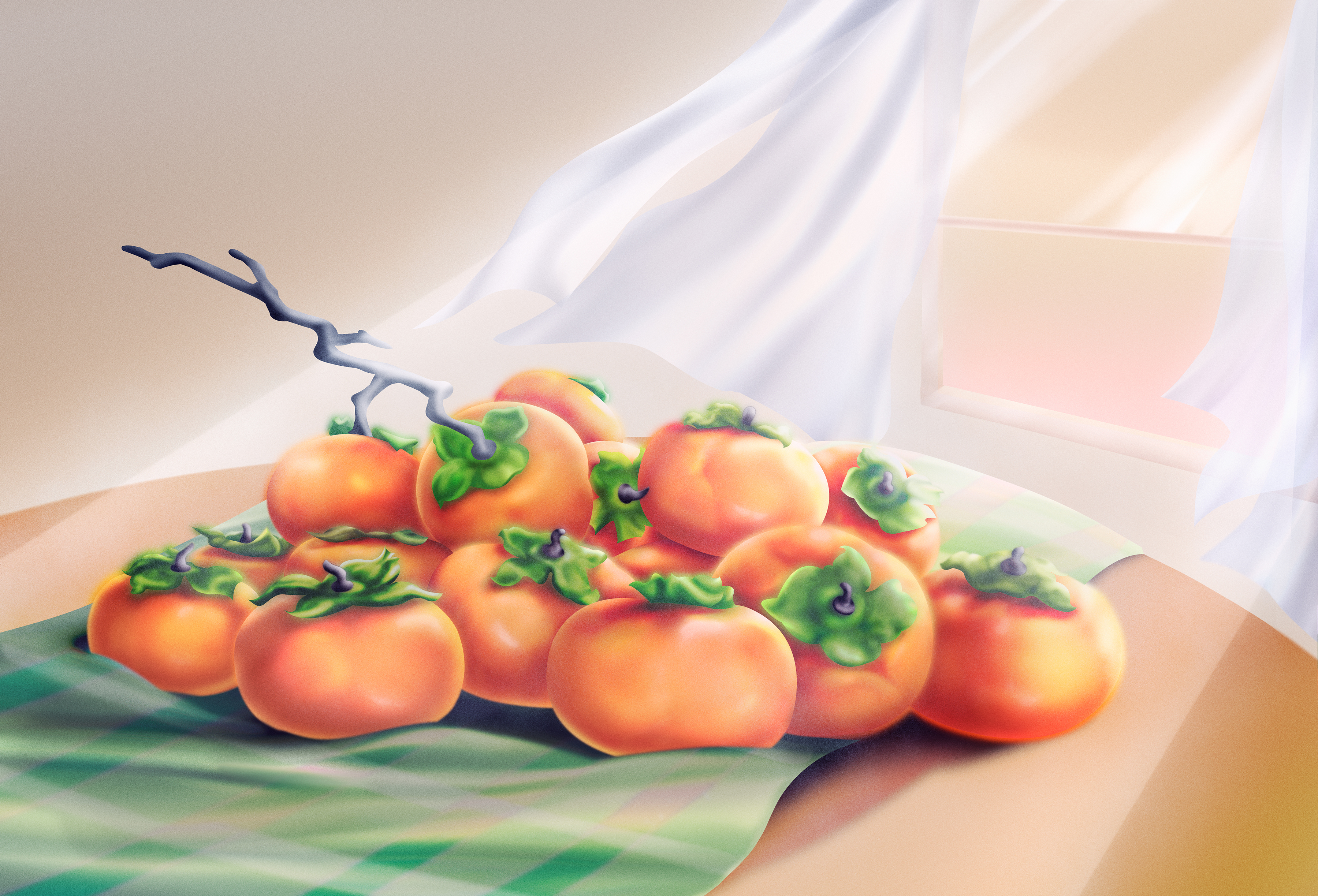 PERSIMMONS FOR CUT FRUIT COLLECTIVE (2021)