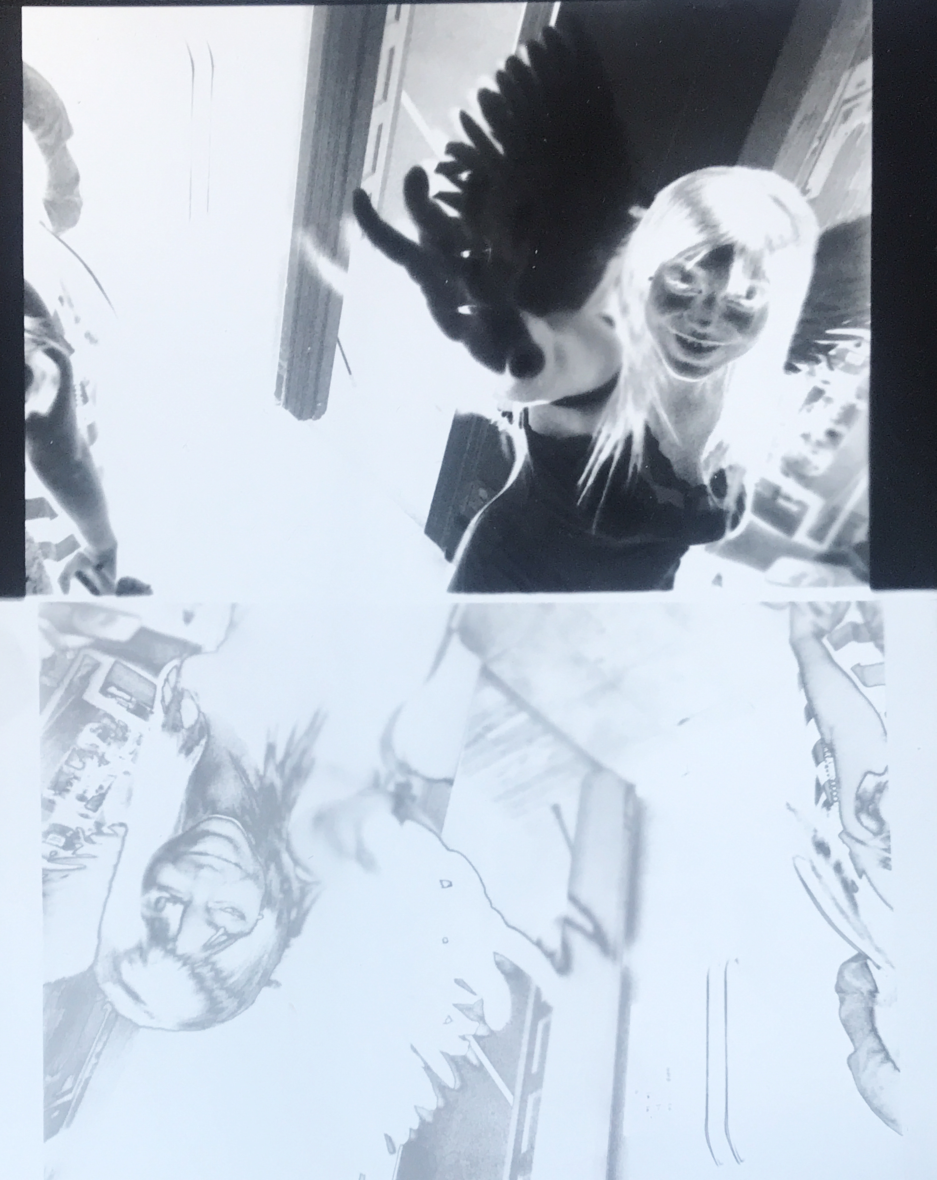 2 Angels (Solarized Negatives), 2019