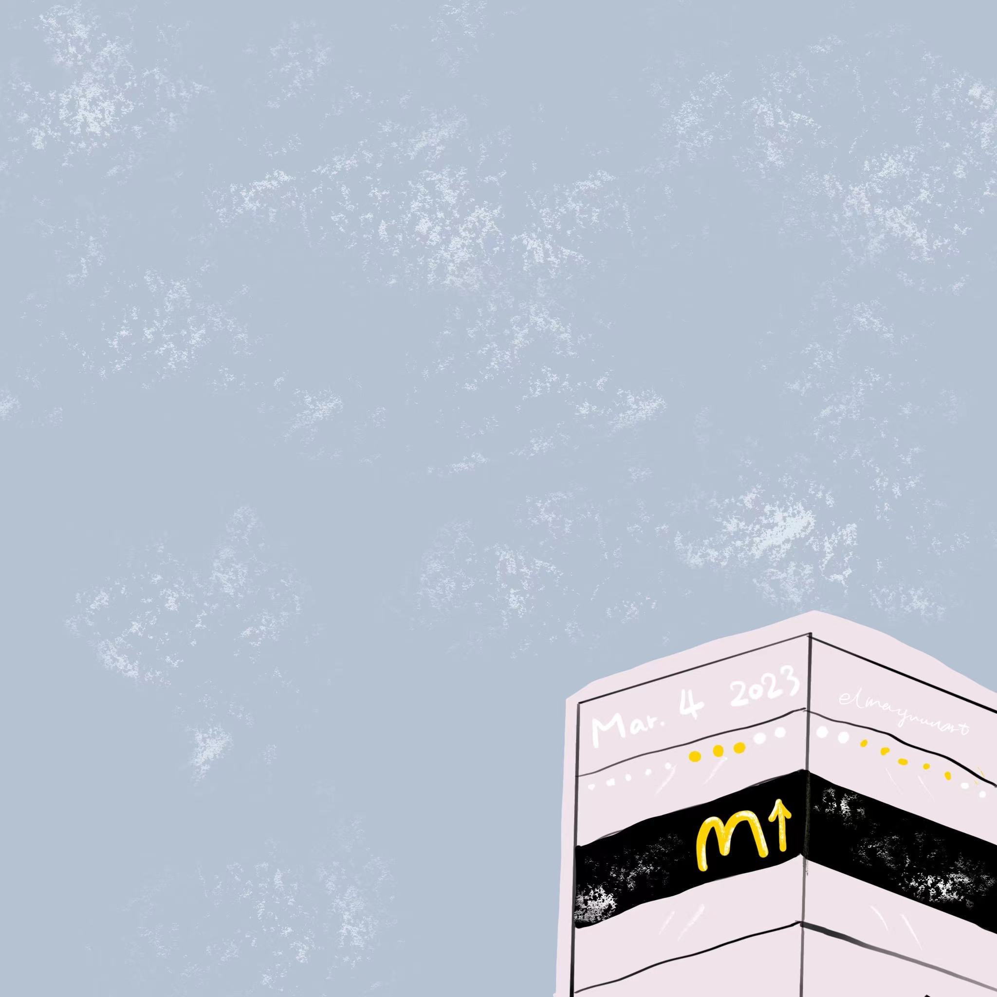 My diary - 4 Mar. 2023 - Cloudy Saturday Monring~it's ok~